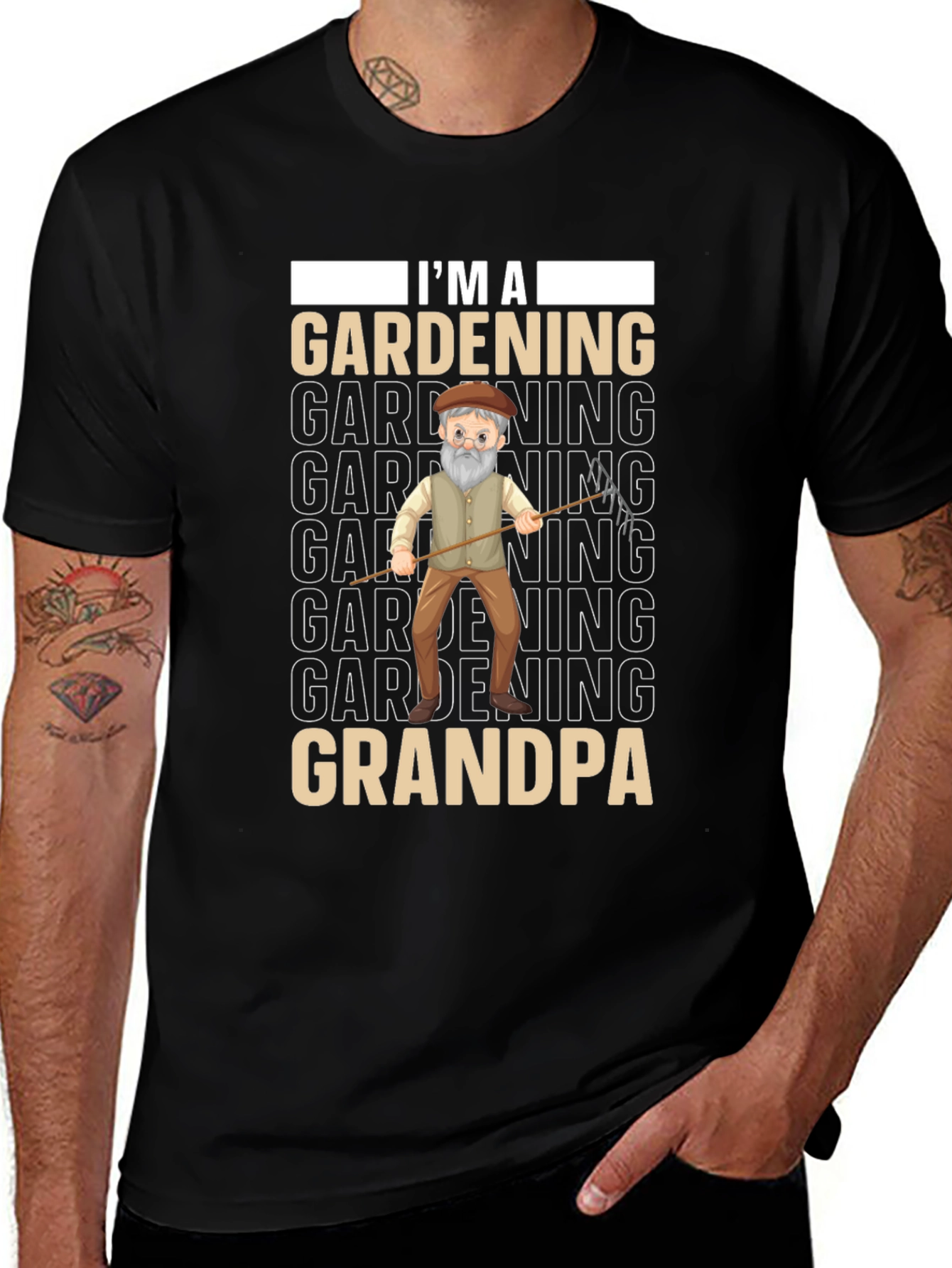 Gardening Grandpa T-Shirt - Perfect for Grandfathers