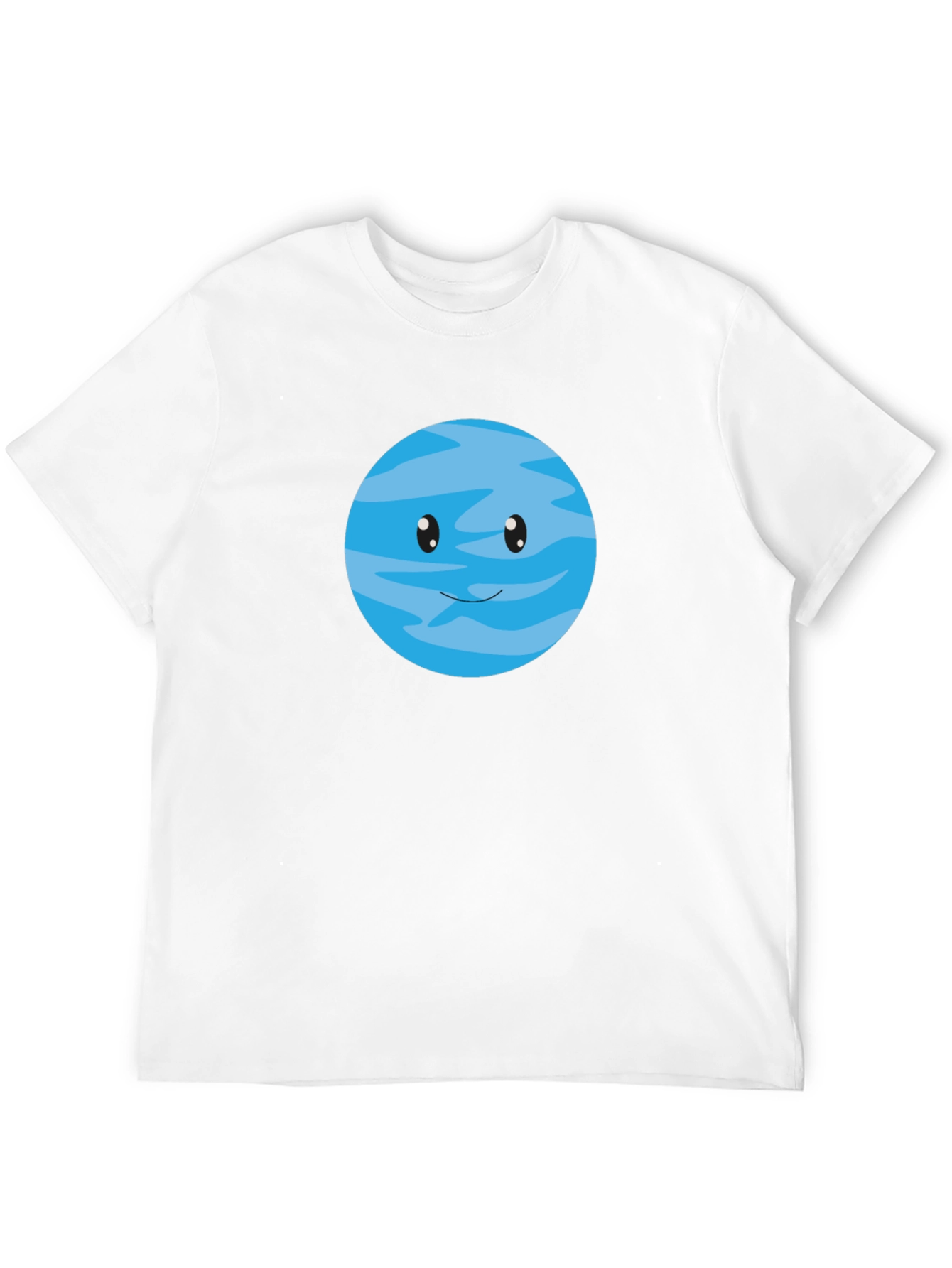 Cute Cartoon Planet Graphic T-Shirt