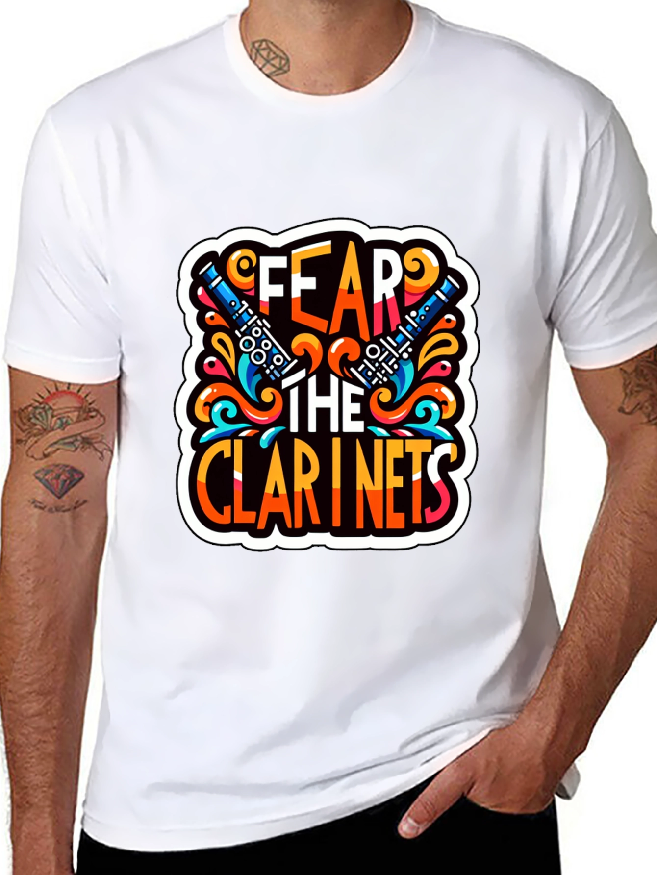 Fear the Clarinets Graphic T-Shirt