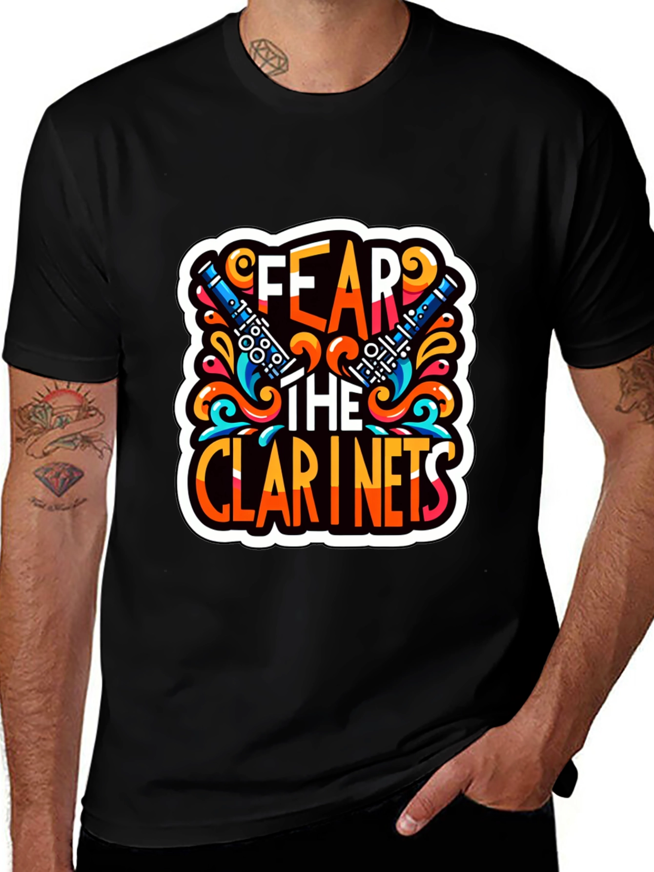 Fear the Clarinets Graphic T-Shirt