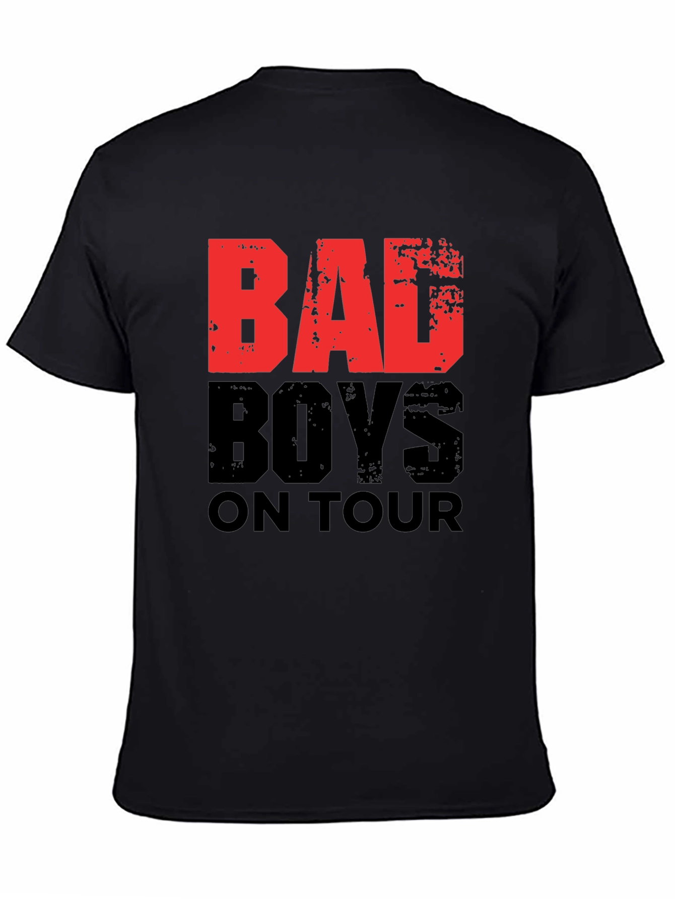 Bad Boys On Tour Graphic T-Shirt - Black
