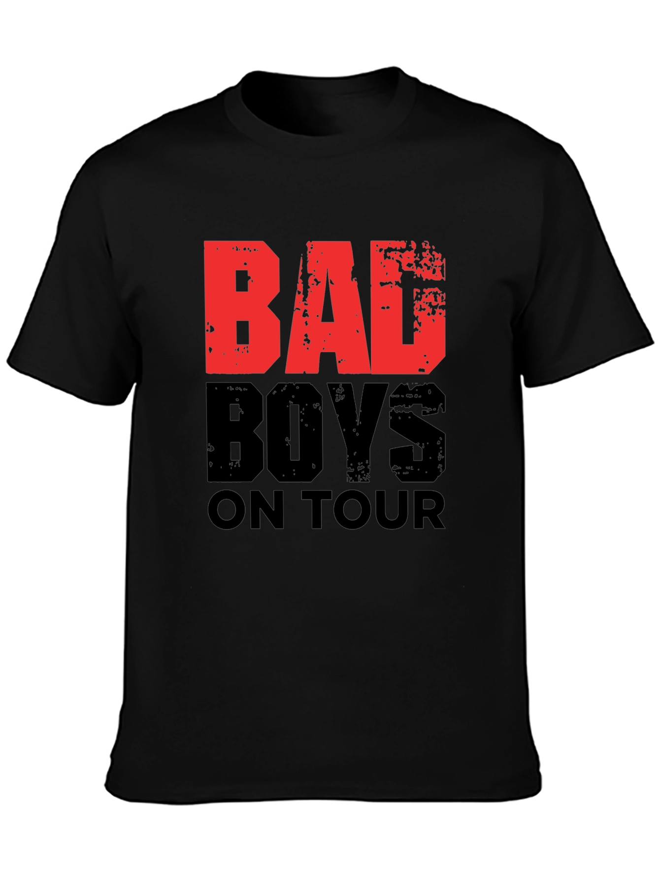 Bad Boys On Tour Graphic T-Shirt - Black