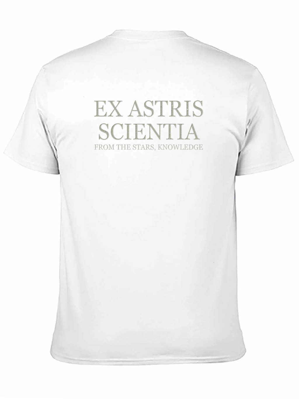 Ex Astris Scientia Black Graphic T-Shirt
