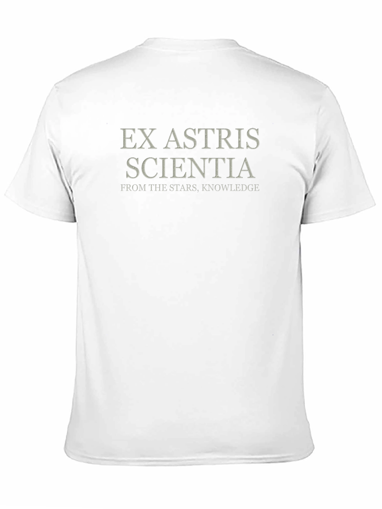 Ex Astris Scientia Black Graphic T-Shirt