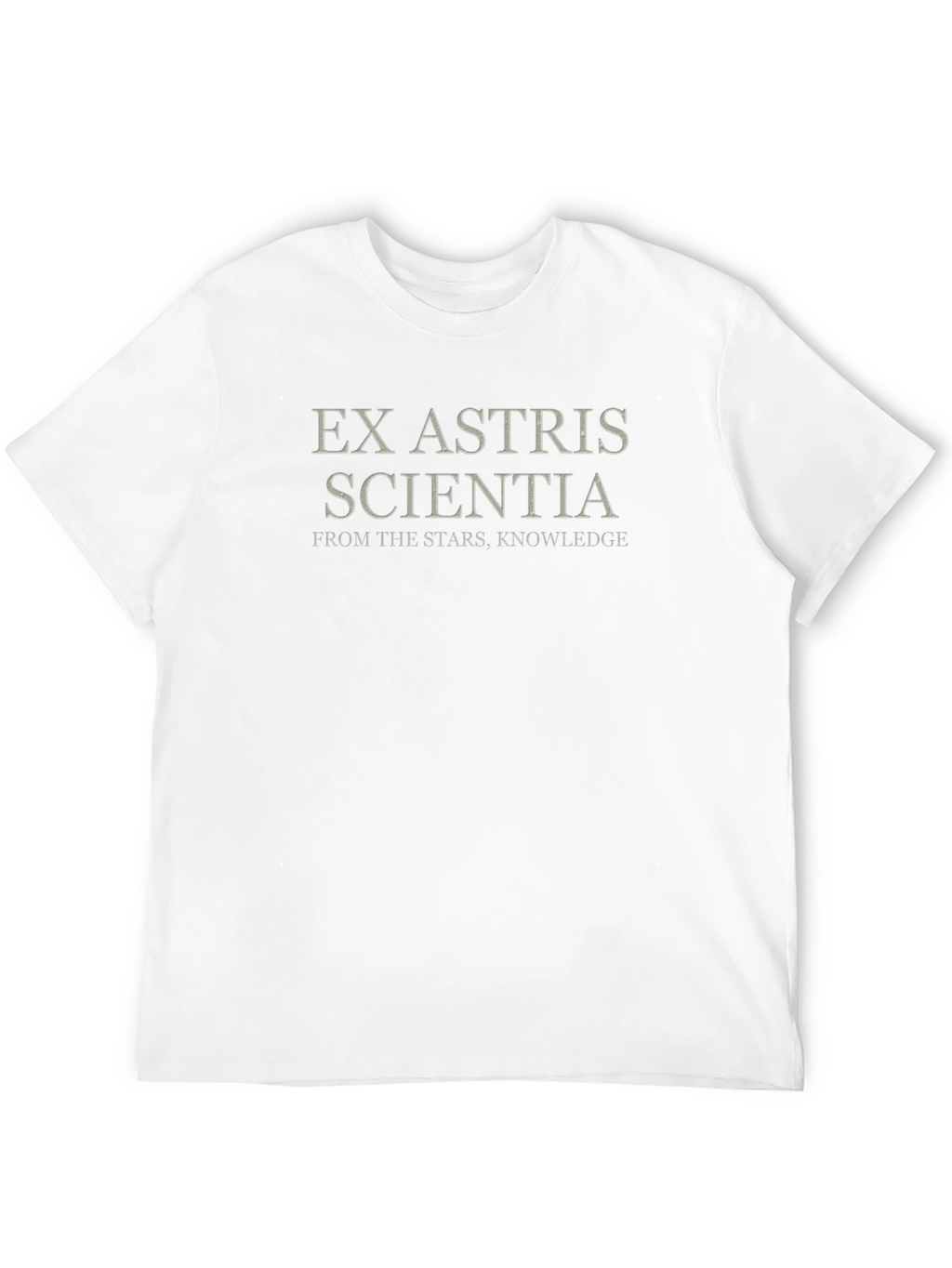 Ex Astris Scientia Black Graphic T-Shirt