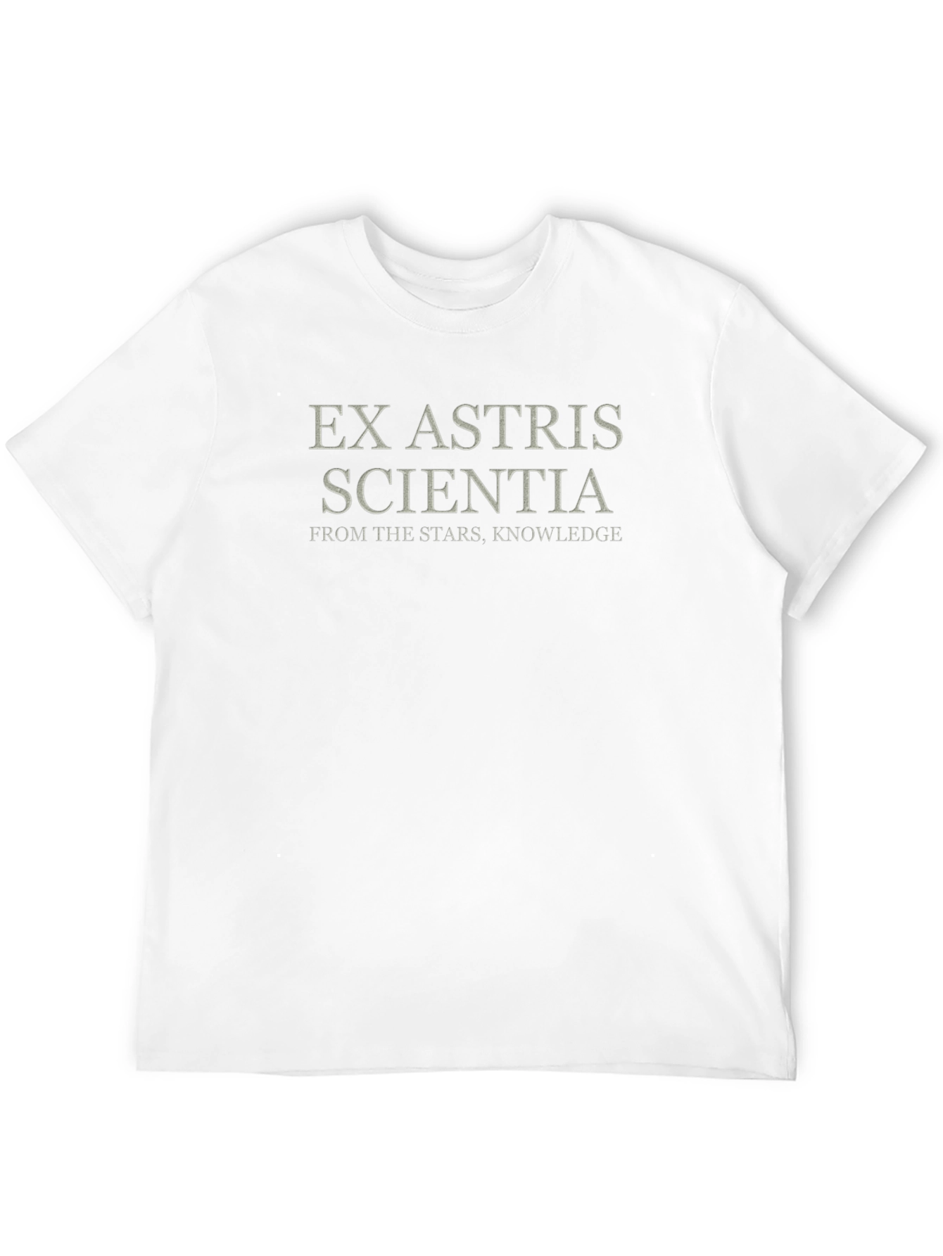 Ex Astris Scientia Black Graphic T-Shirt