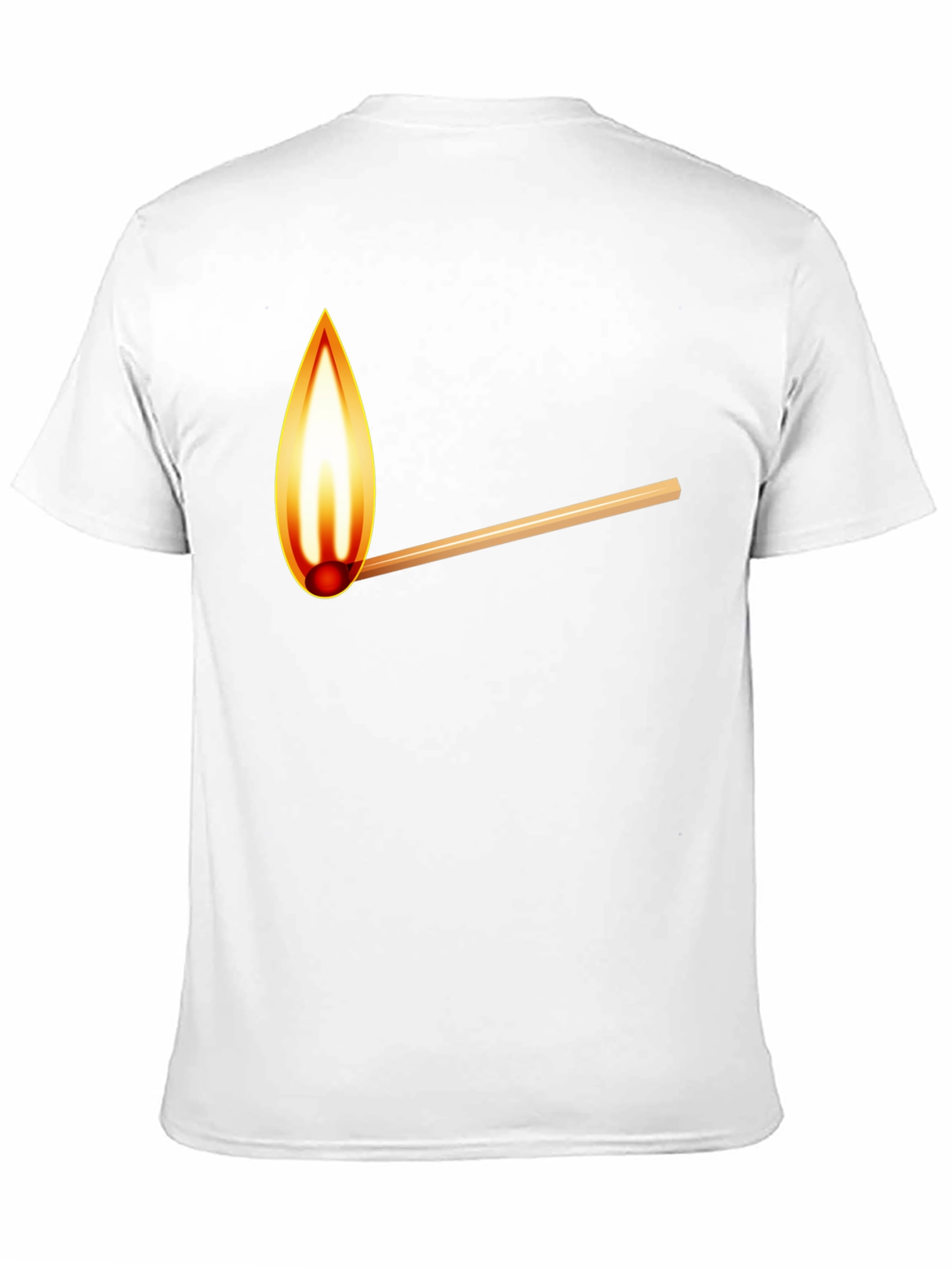 Burning Match Graphic T-Shirt - Casual Cool