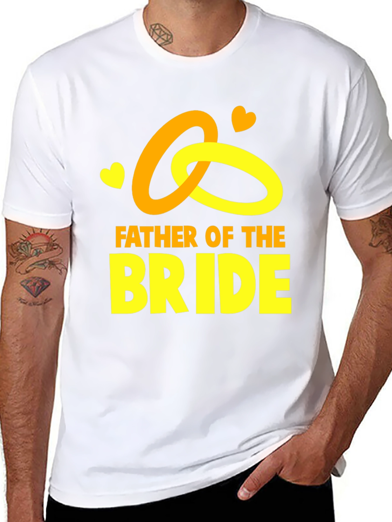 Father of the Bride Wedding T-Shirt