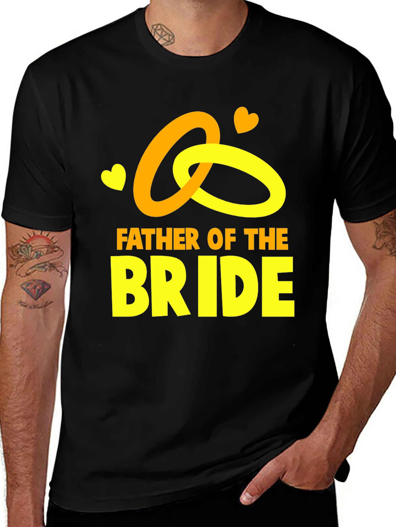 Father of the Bride Wedding T-Shirt