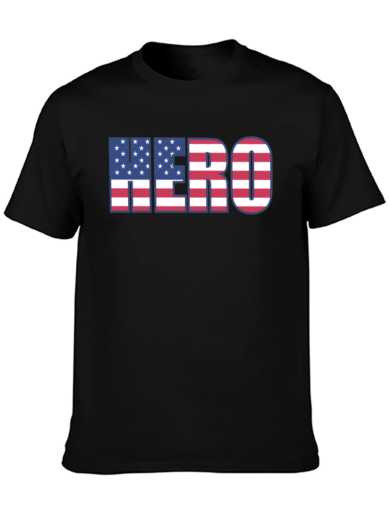 Hero USA Flag Graphic Tee - Patriotic T-Shirt