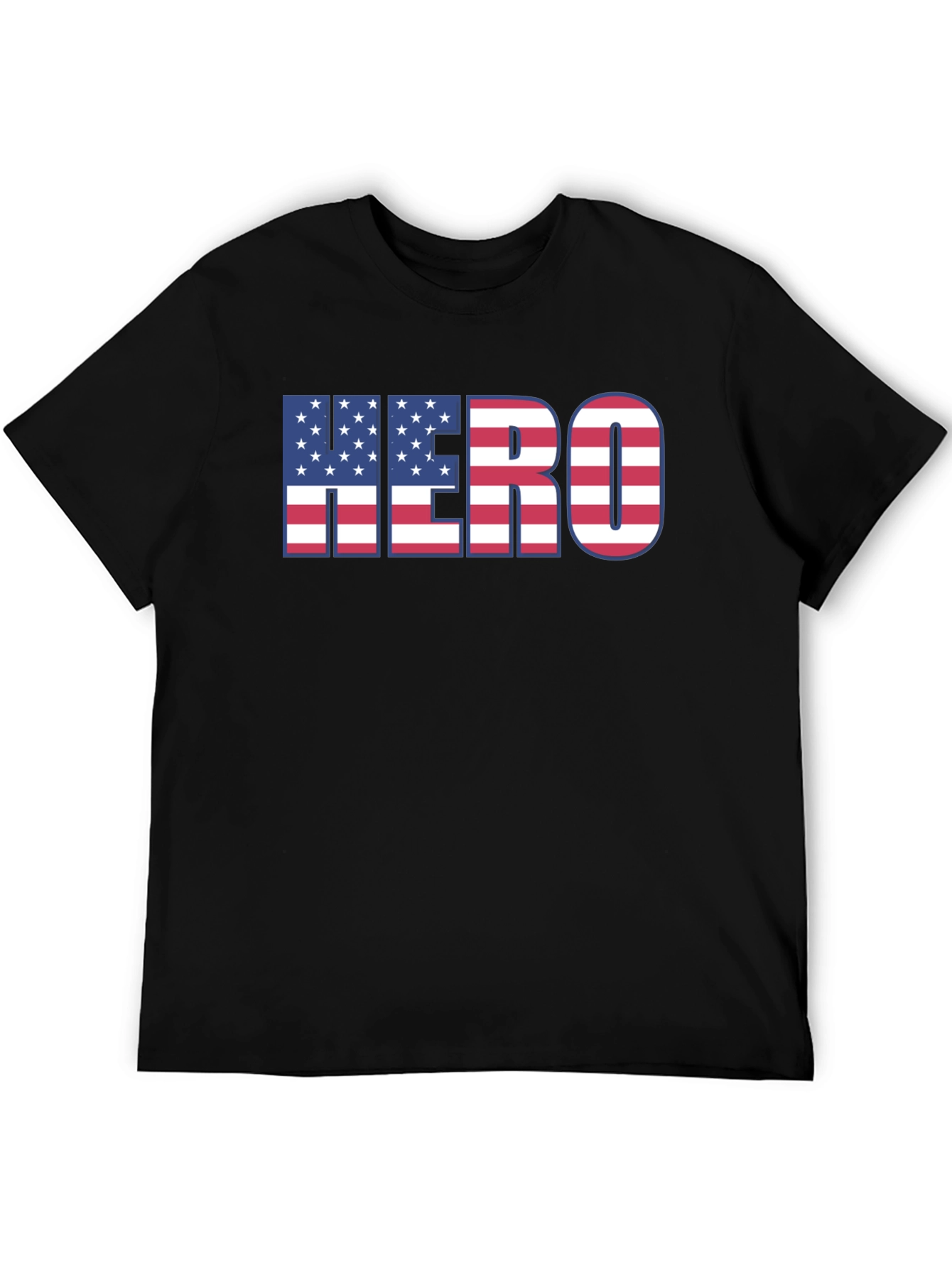 Hero USA Flag Graphic Tee - Patriotic T-Shirt