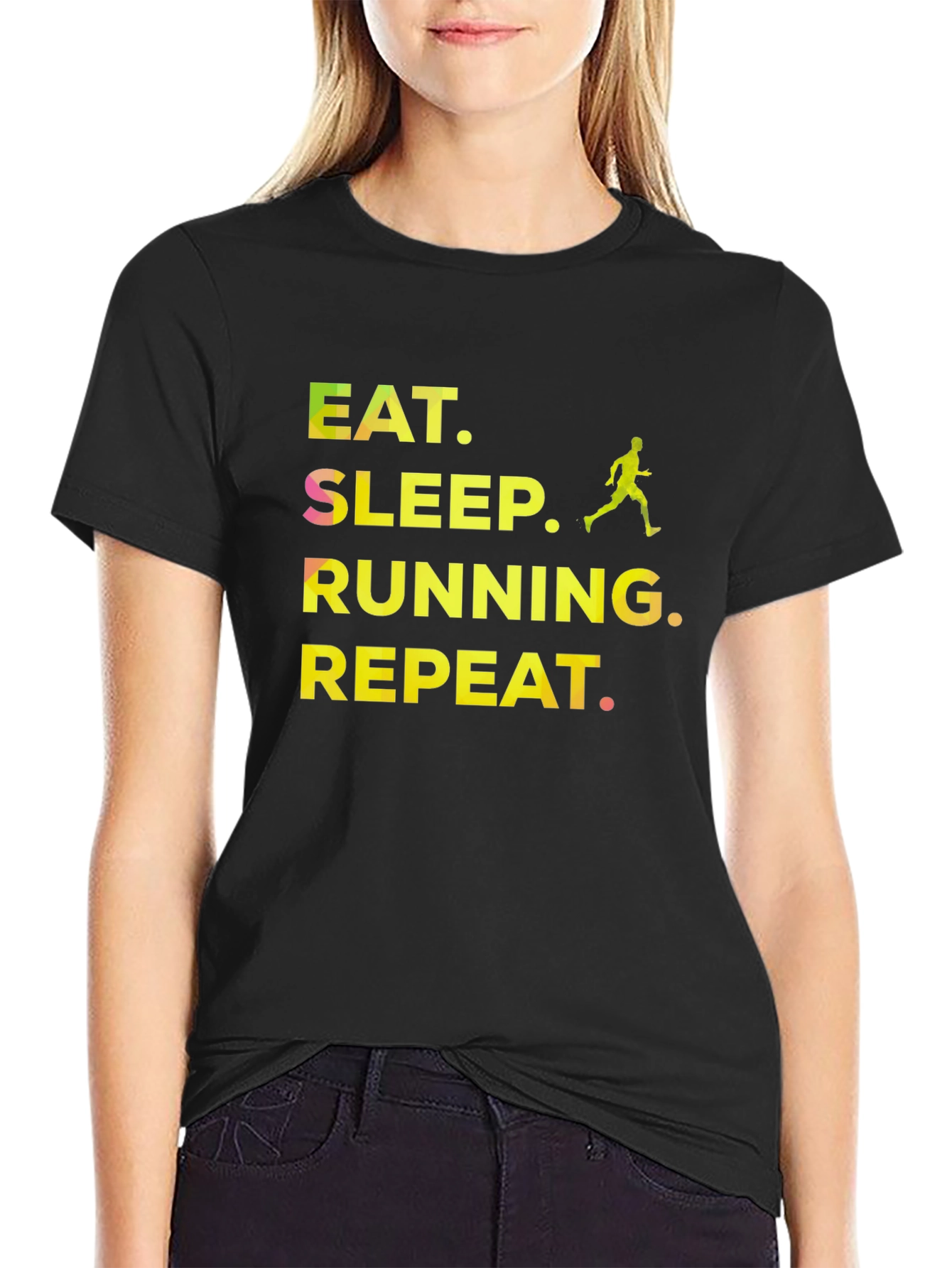 Eat Sleep Running Repeat T-Shirt
