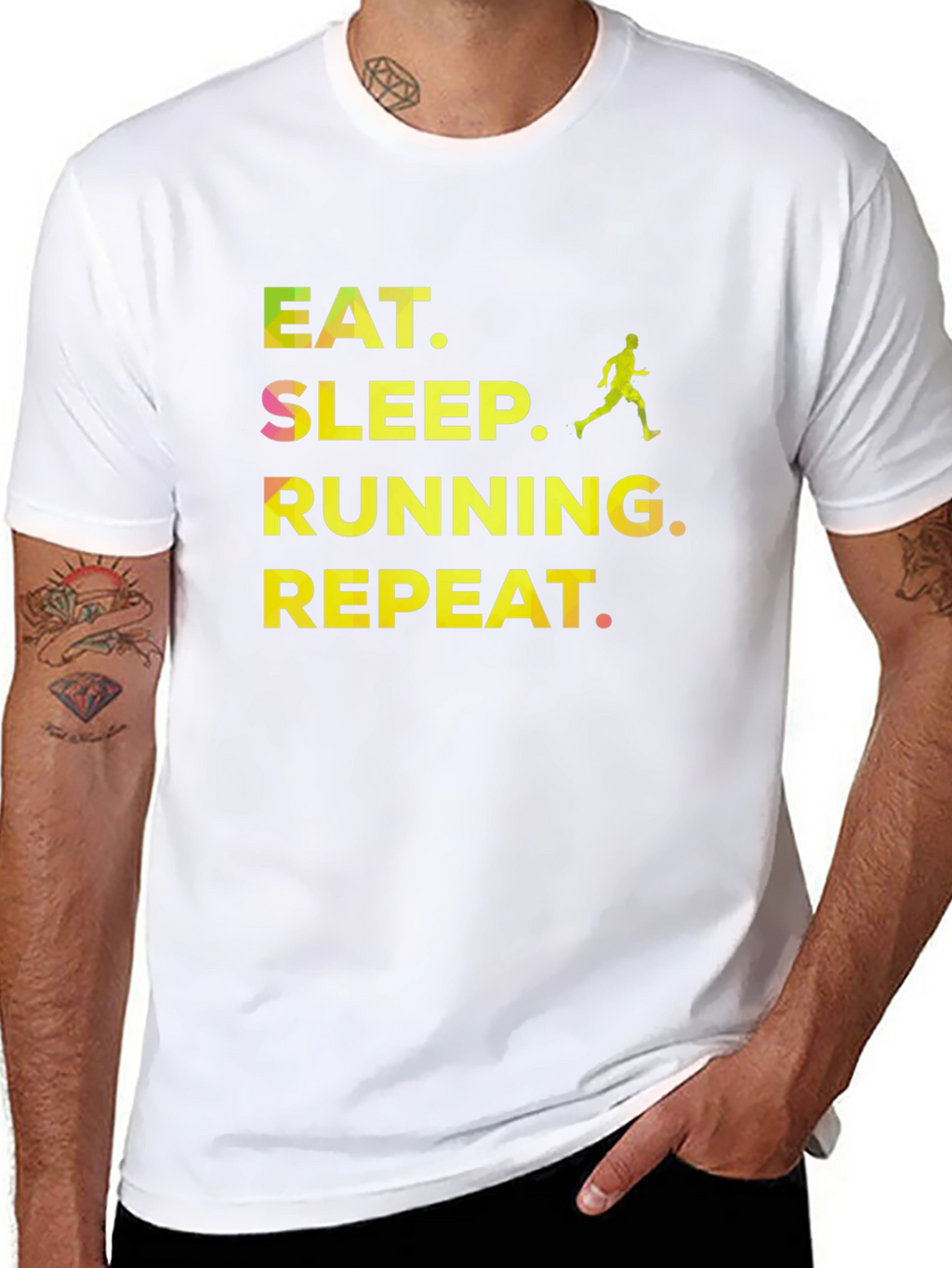 Eat Sleep Running Repeat T-Shirt
