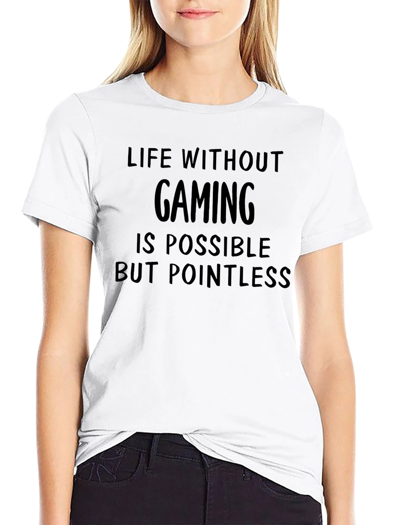 Gaming T-Shirt: Life Without Gaming is Pointless