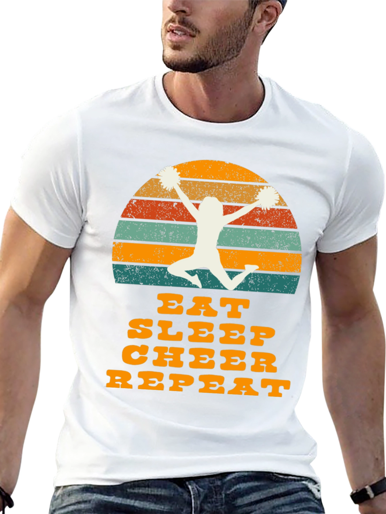 Eat Sleep Cheer Repeat T-Shirt