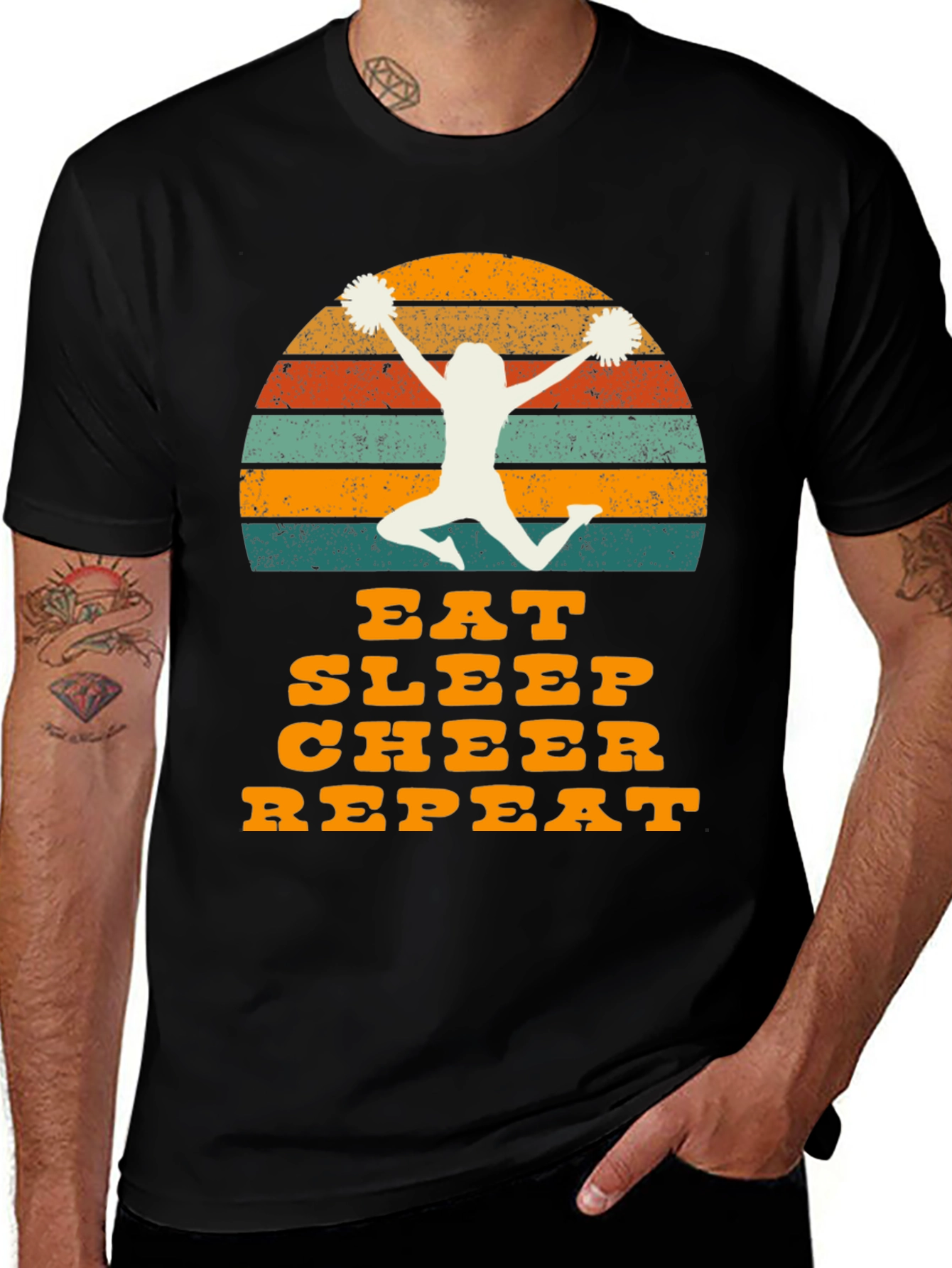 Eat Sleep Cheer Repeat T-Shirt