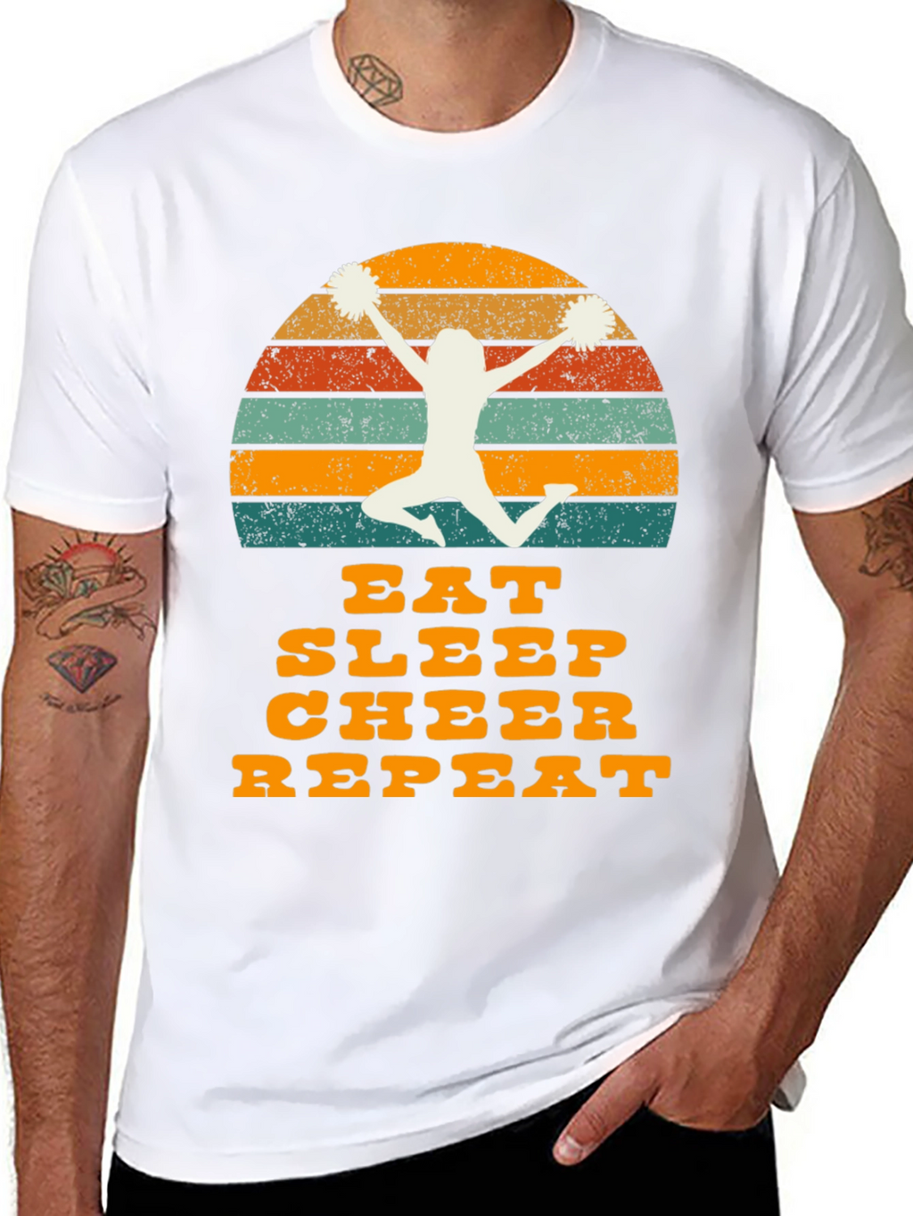 Eat Sleep Cheer Repeat T-Shirt