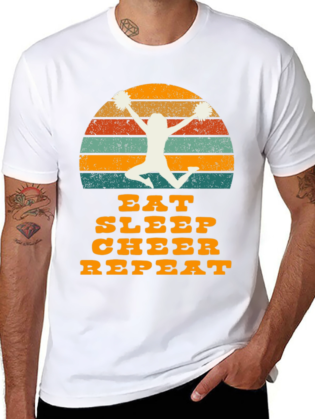 Eat Sleep Cheer Repeat T-Shirt