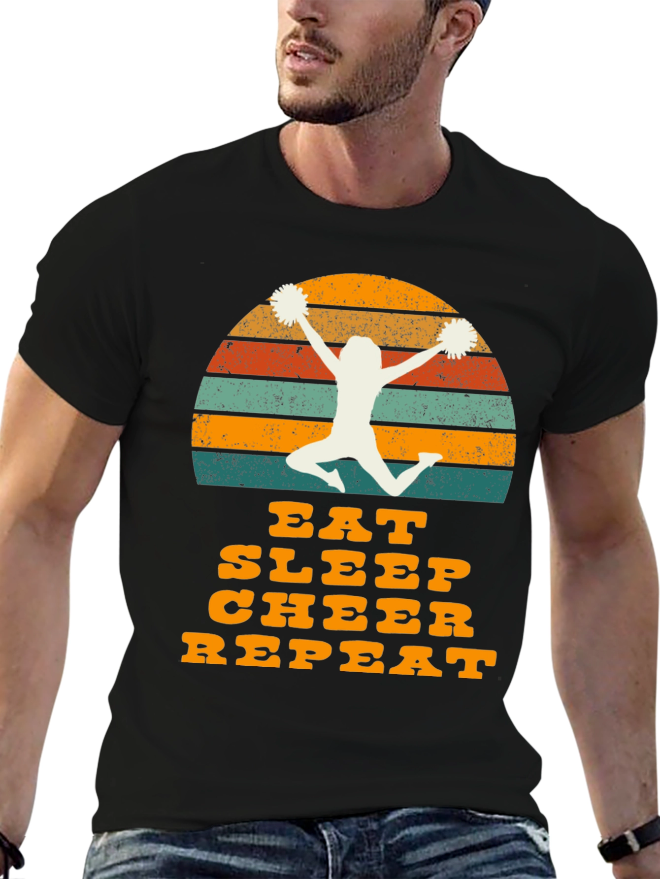 Eat Sleep Cheer Repeat T-Shirt