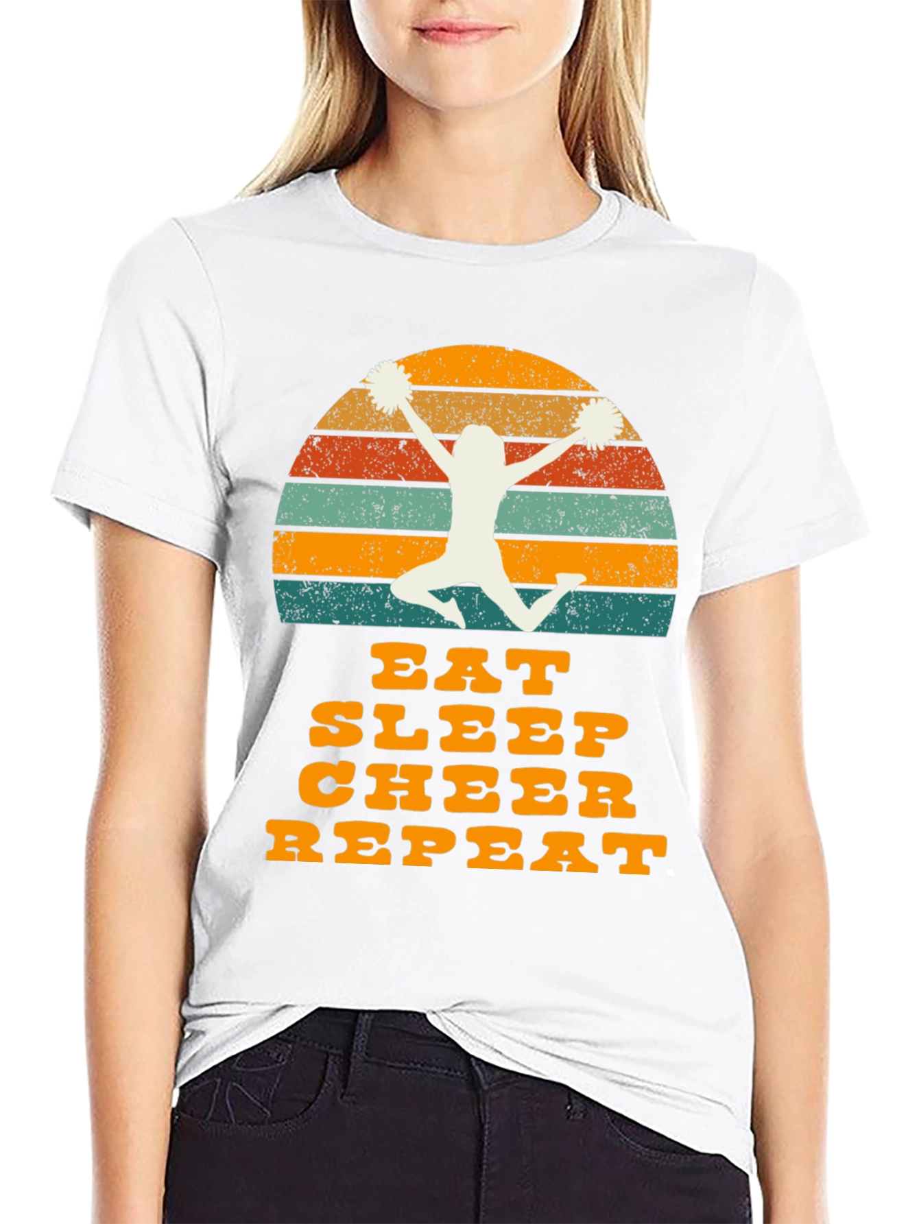 Eat Sleep Cheer Repeat T-Shirt