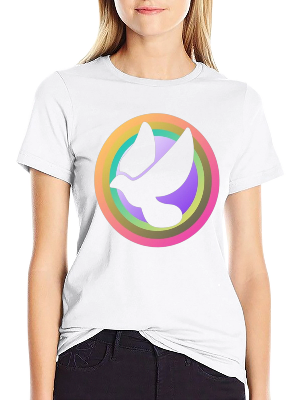 Dove Silhouette Graphic Tee