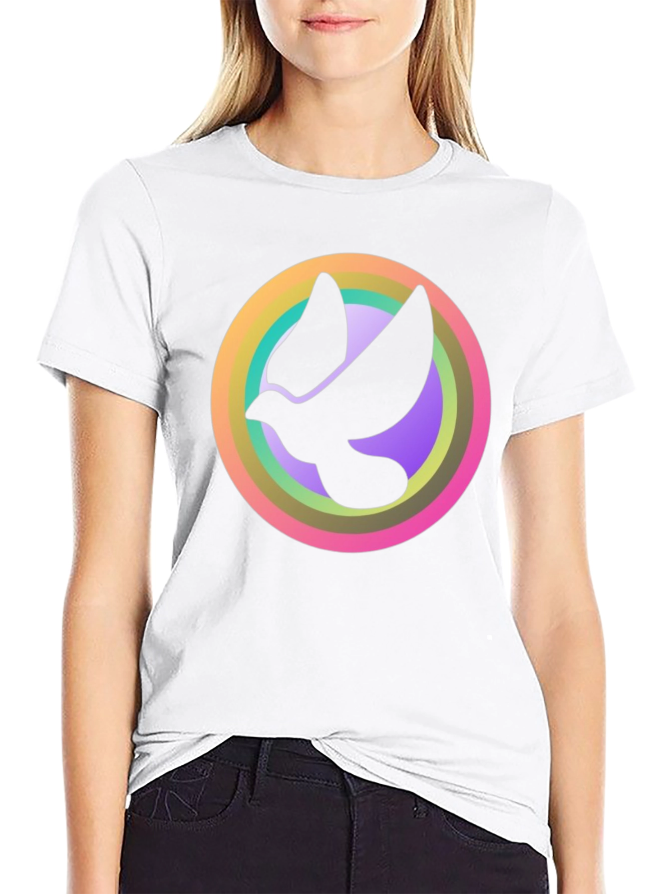 Dove Silhouette Graphic Tee