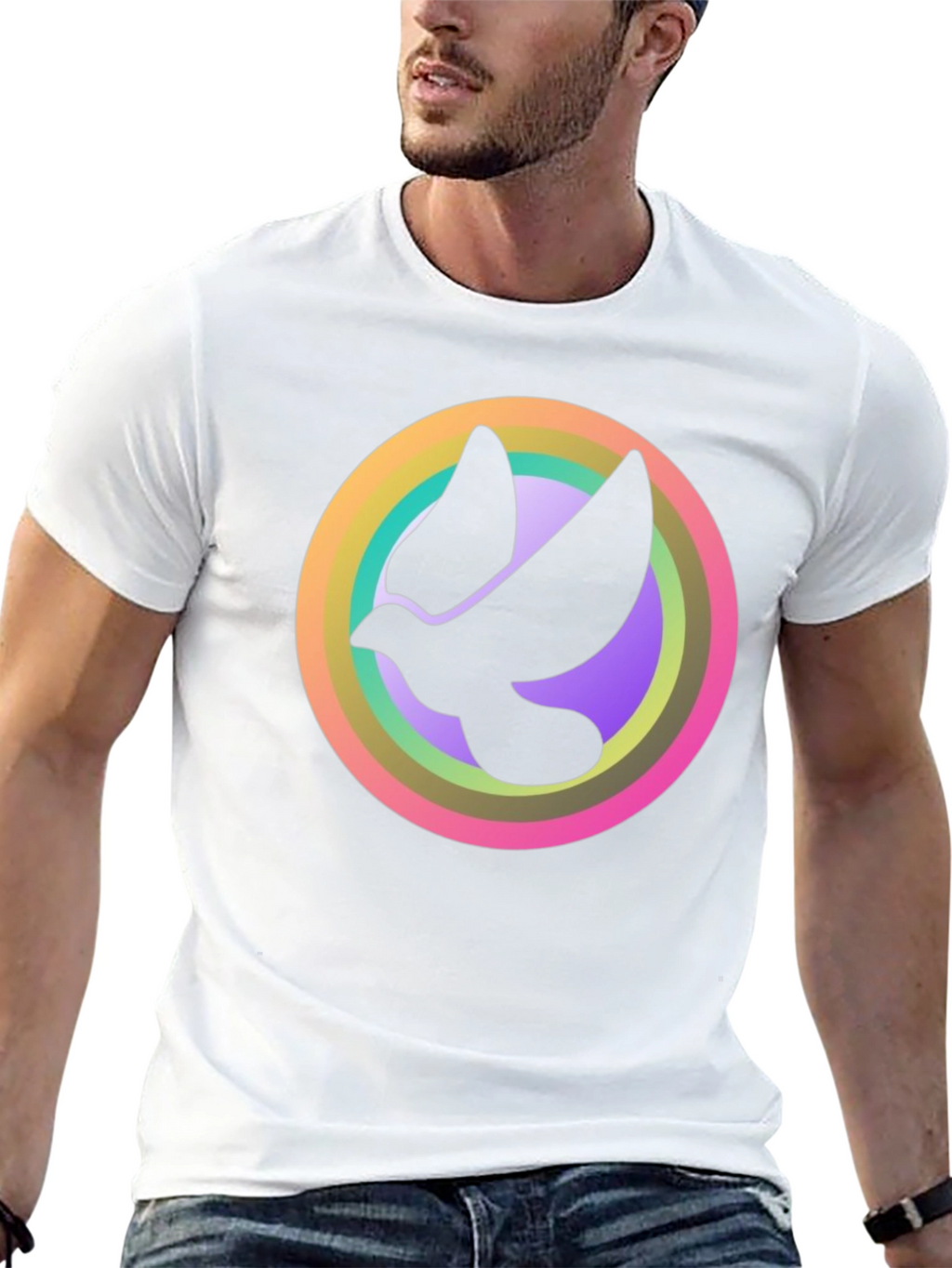 Dove Silhouette Graphic Tee