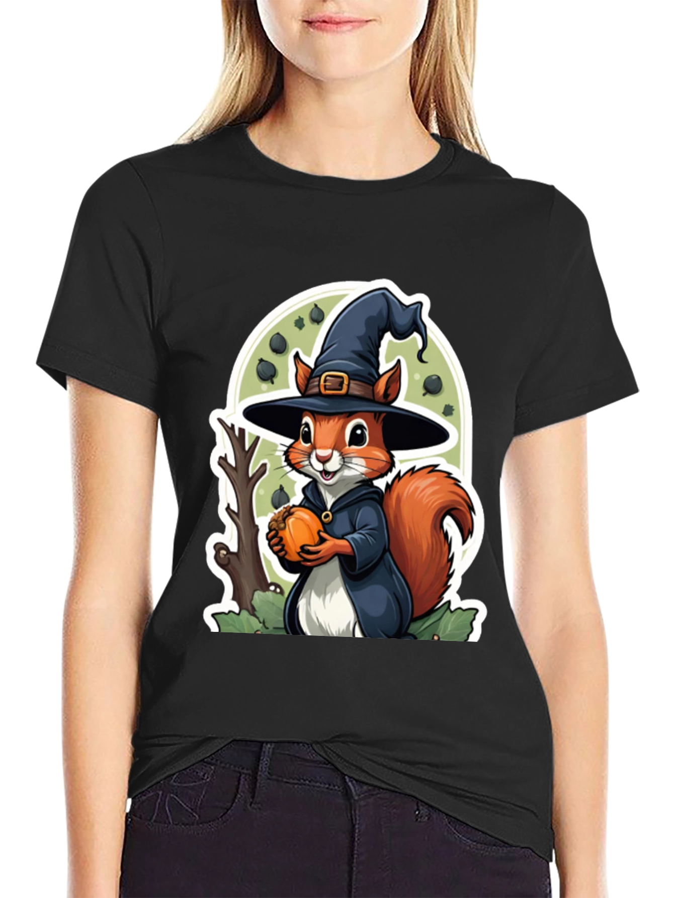 Halloween Squirrel Graphic Tee