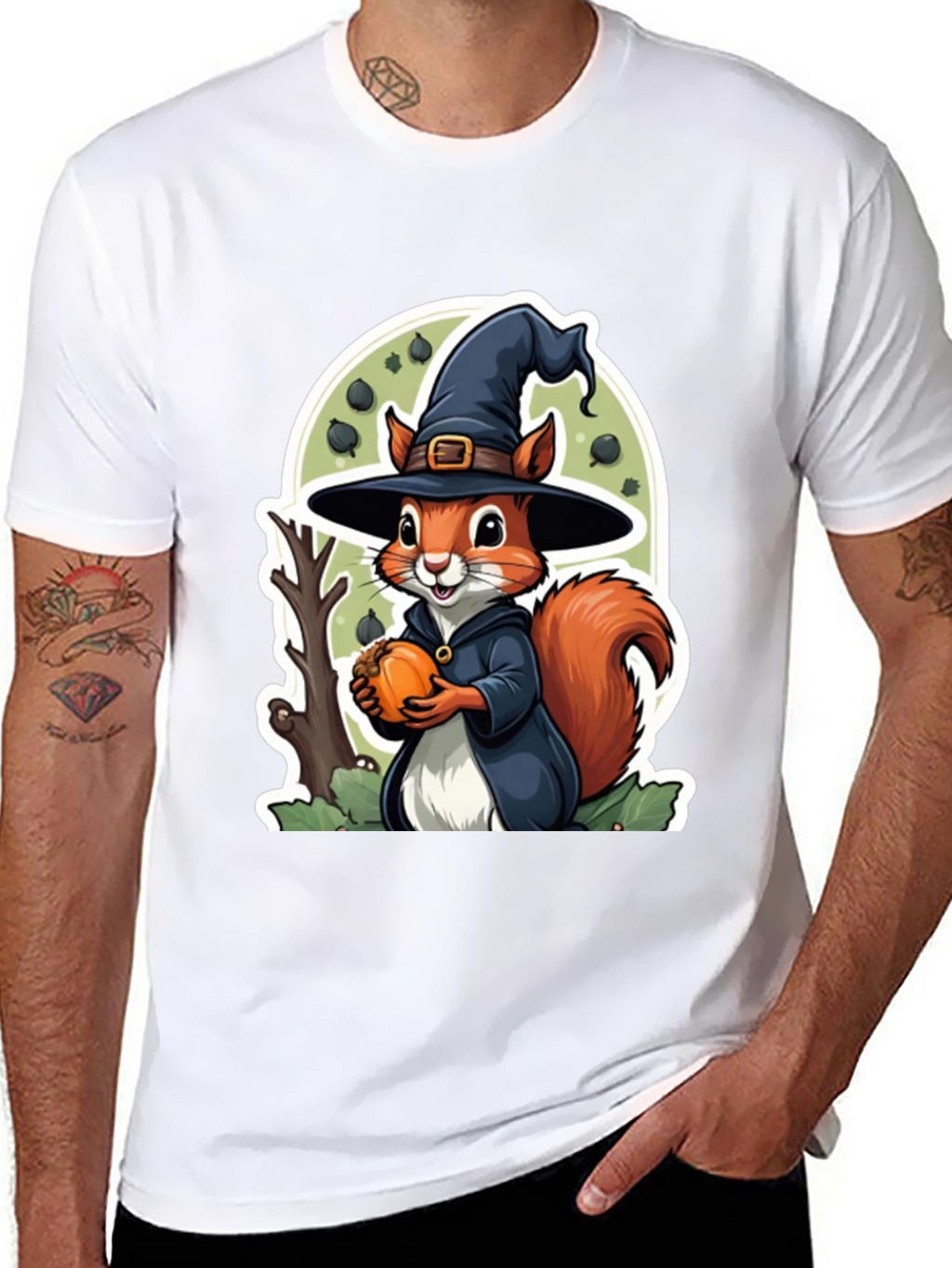 Halloween Squirrel Graphic Tee