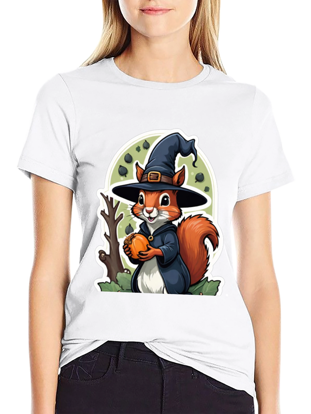 Halloween Squirrel Graphic Tee