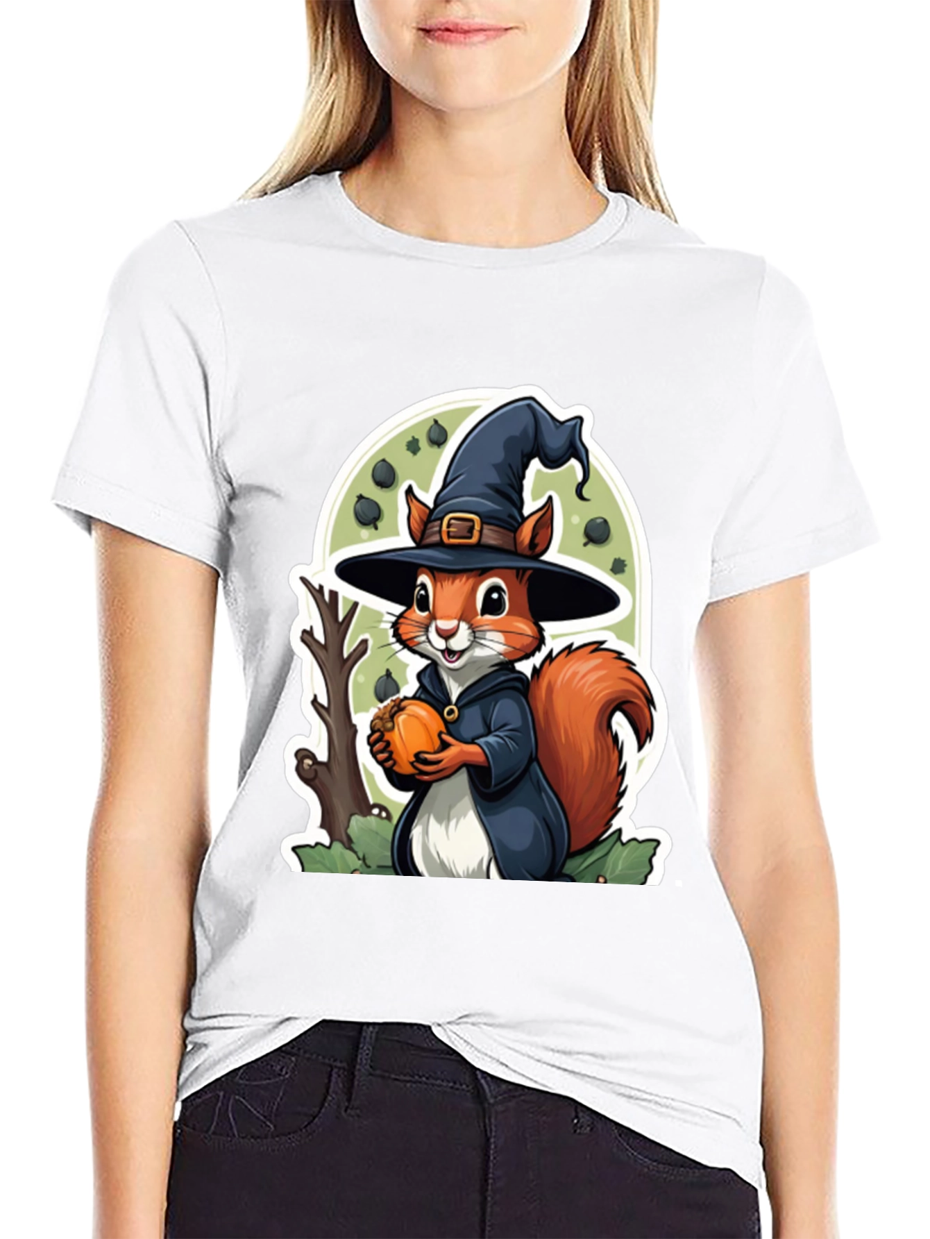 Halloween Squirrel Graphic Tee