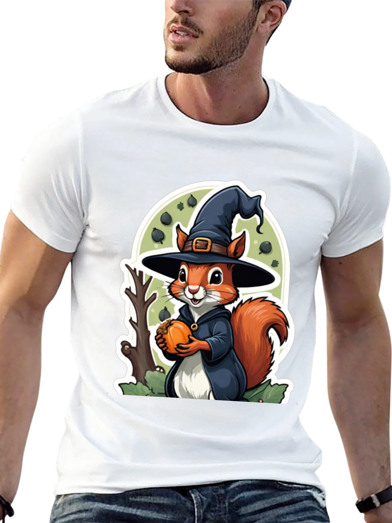 Halloween Squirrel Graphic Tee