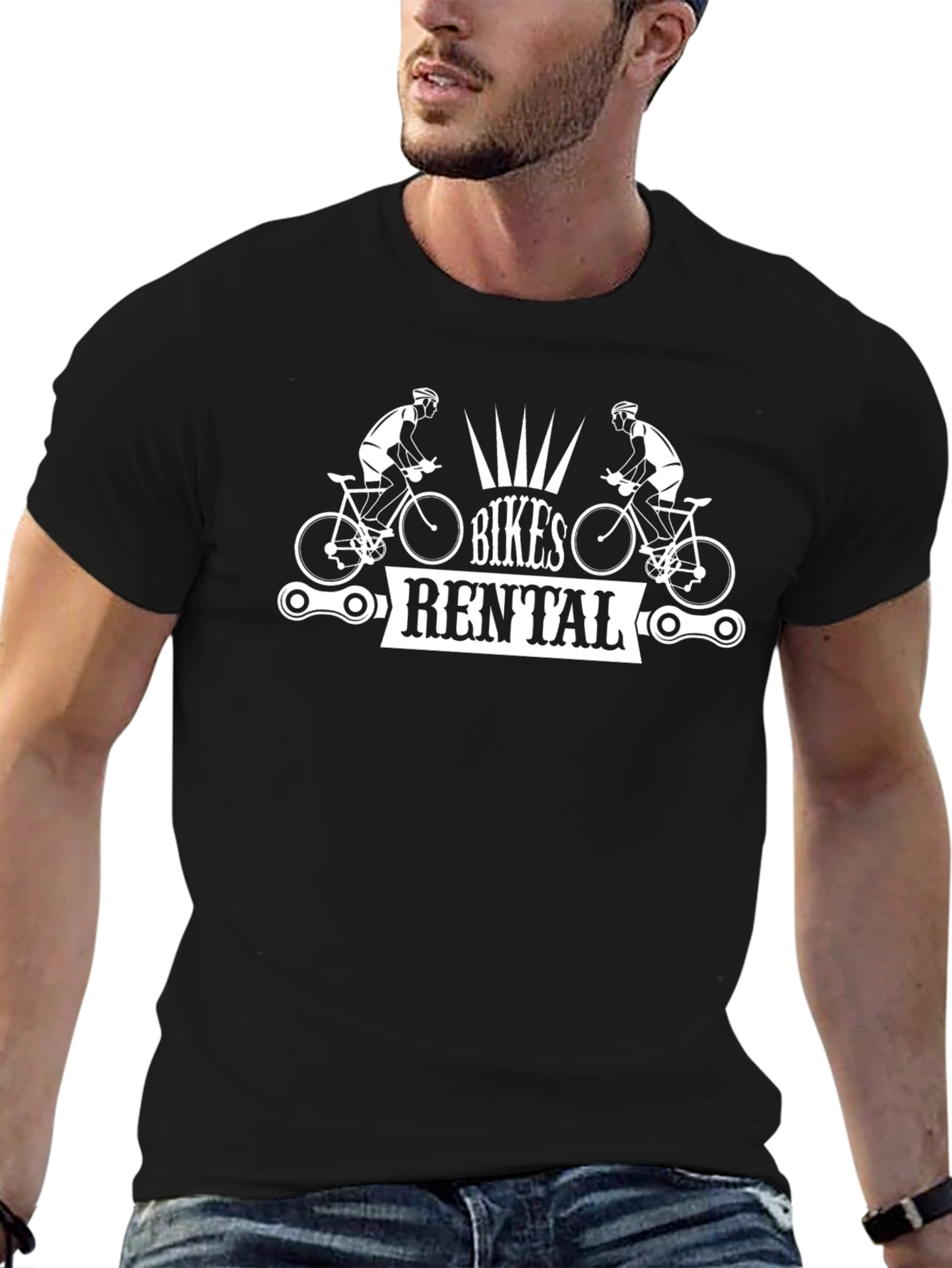 Bike Rental Graphic T-Shirt