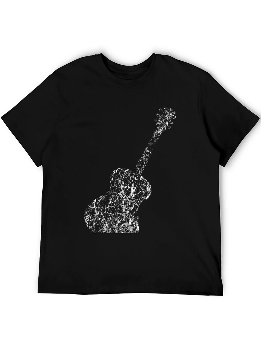 Guitar Graphic Black T-Shirt