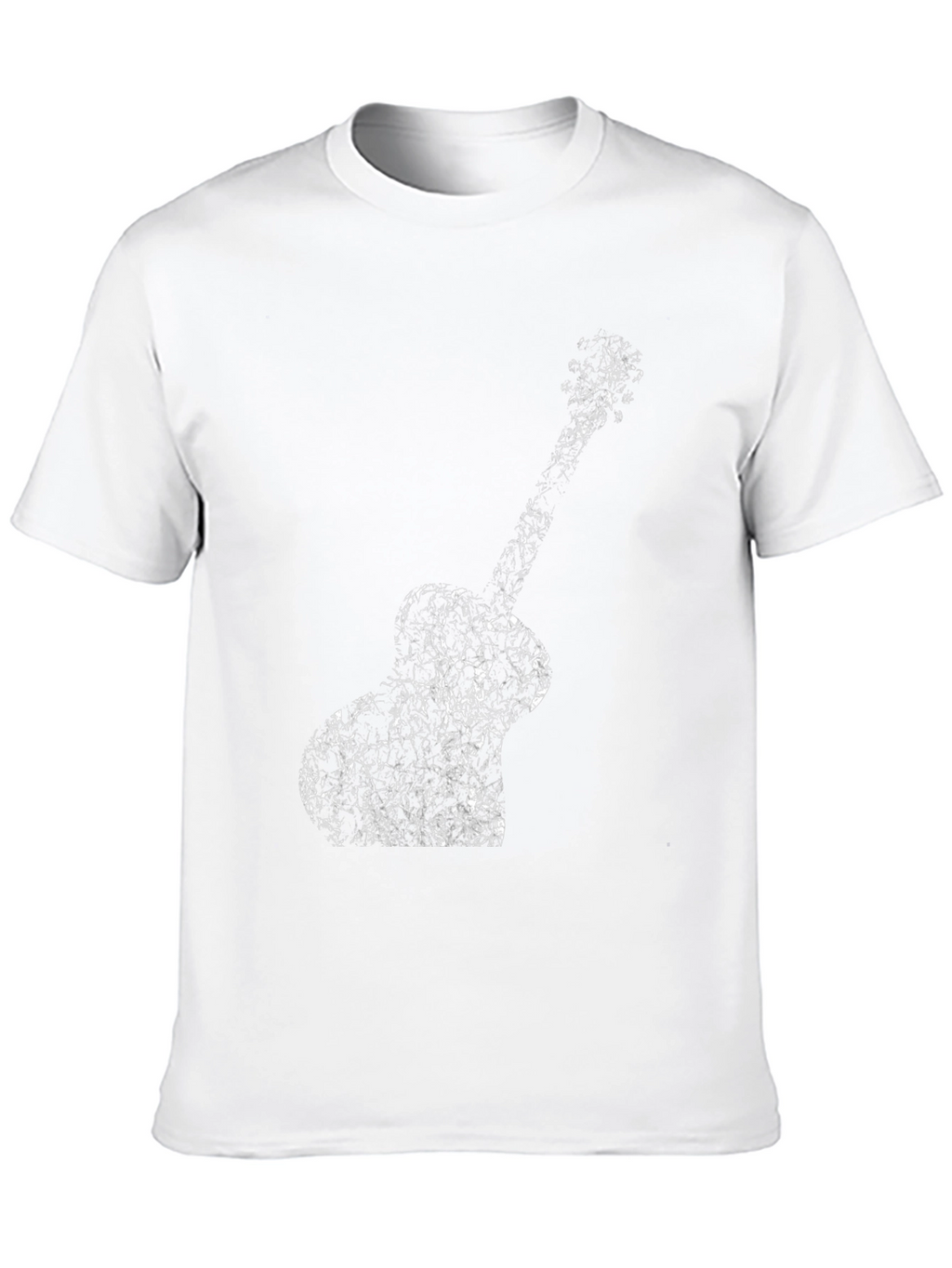 Guitar Graphic Black T-Shirt
