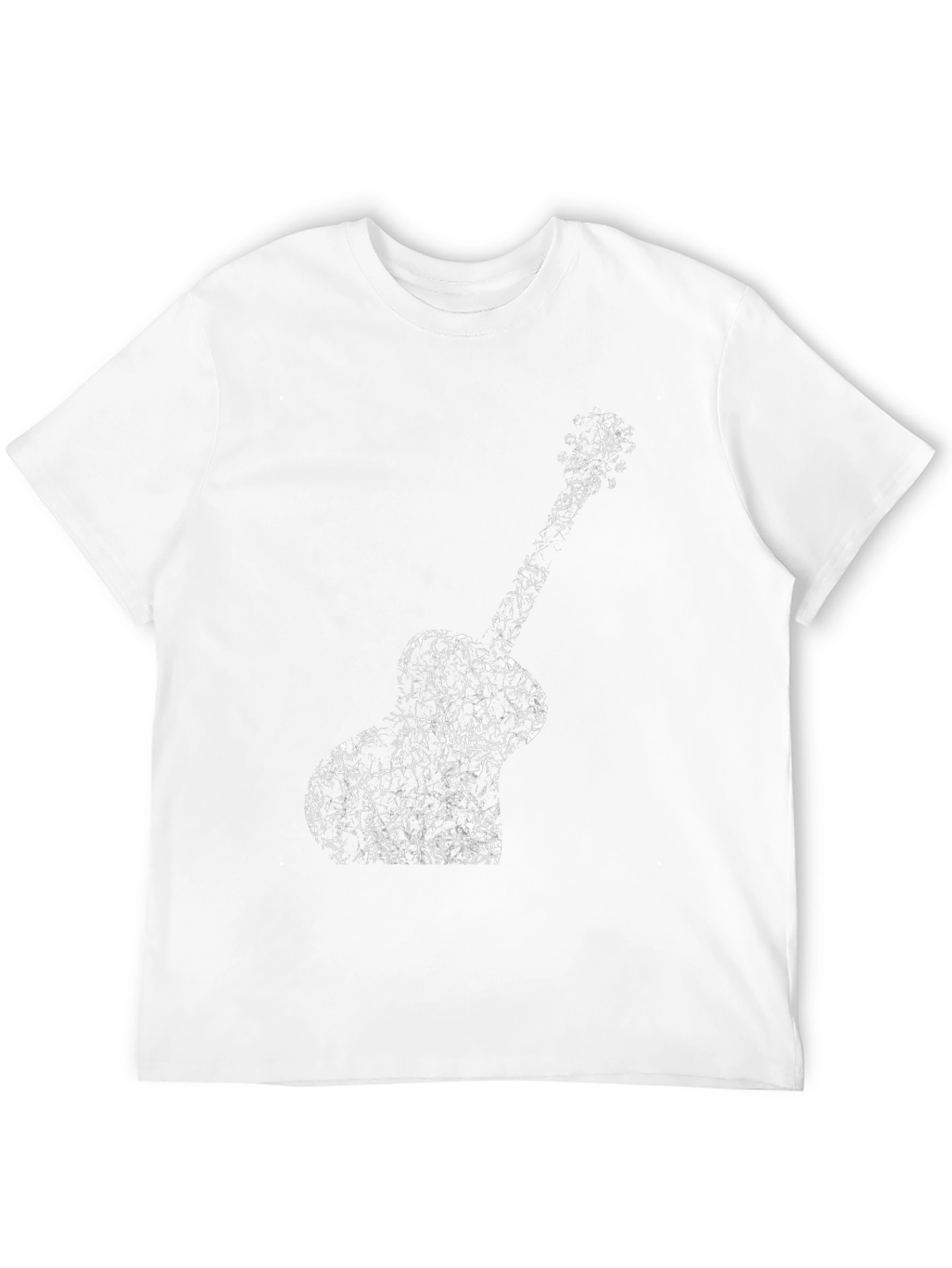 Guitar Graphic Black T-Shirt