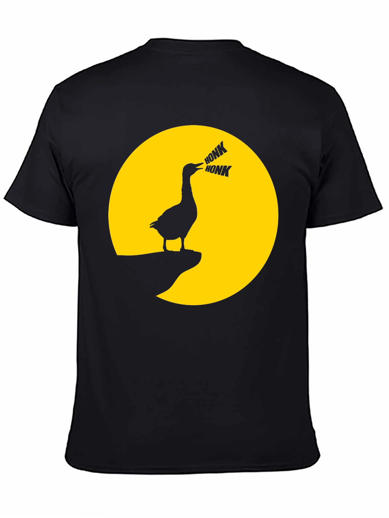 Honk Goose T-Shirt - Funny Moon Graphic Tee