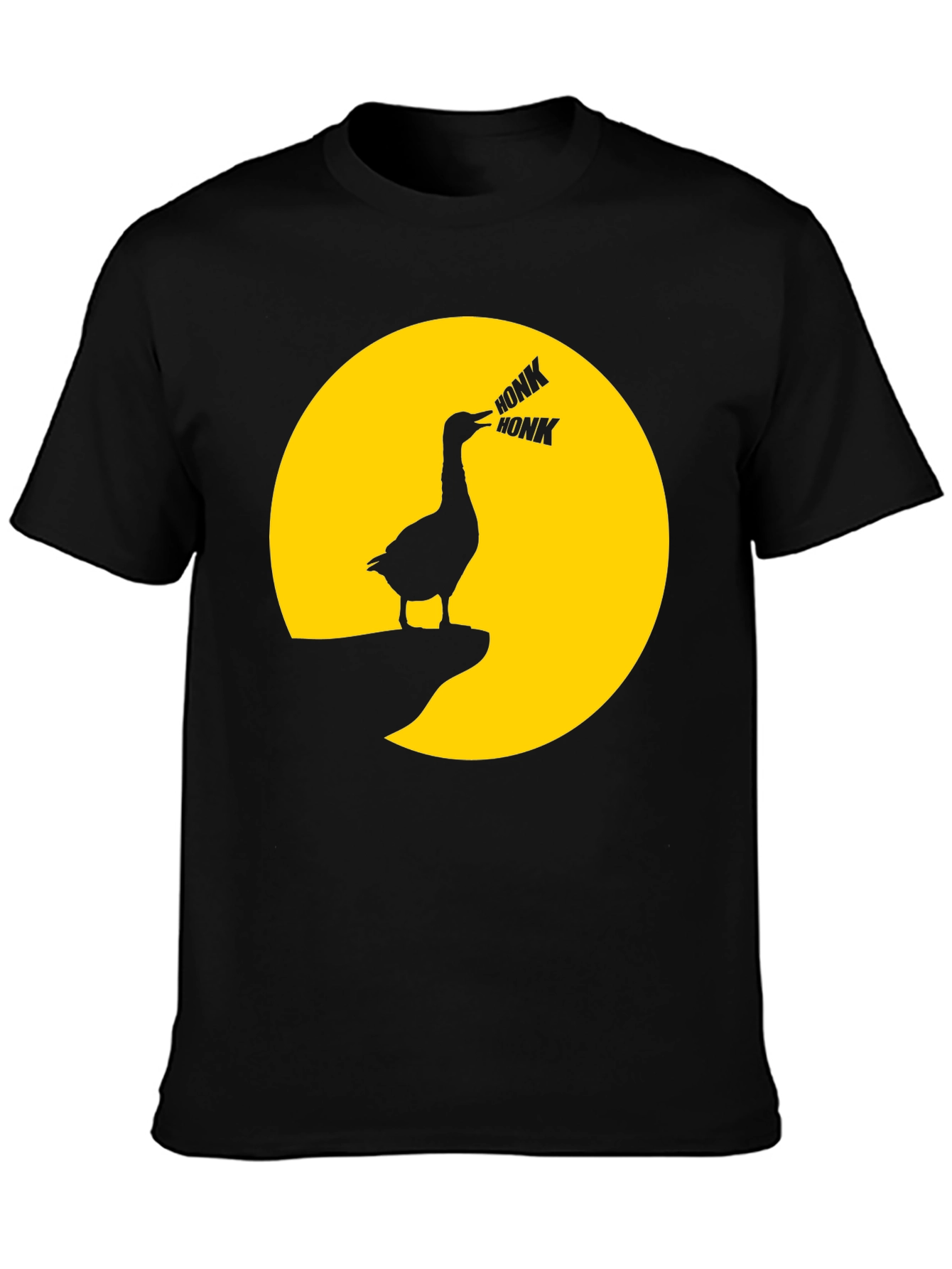 Honk Goose T-Shirt - Funny Moon Graphic Tee