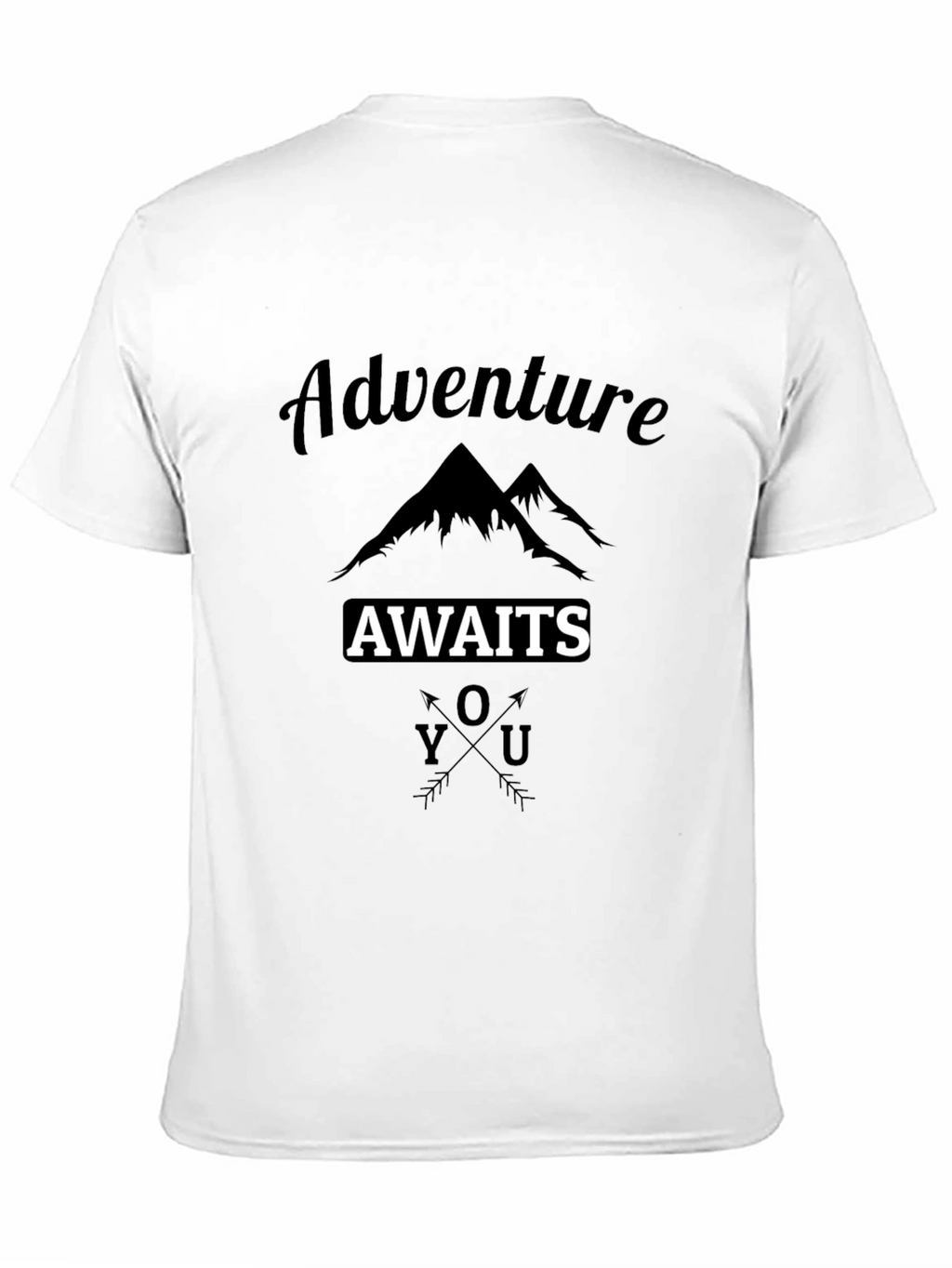 Adventure Awaits Graphic Tee - Black