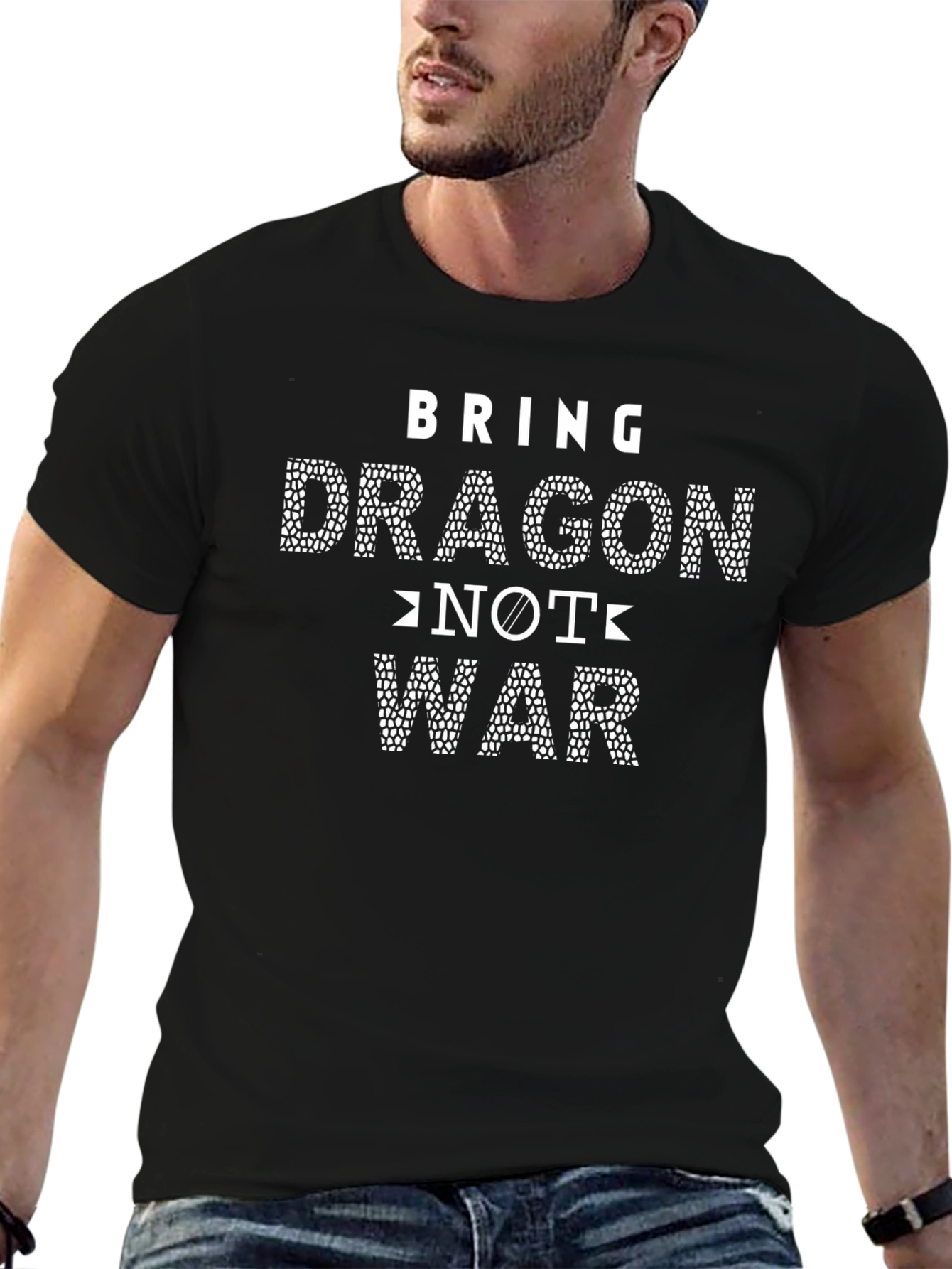 Bring Dragon Not War Graphic Tee