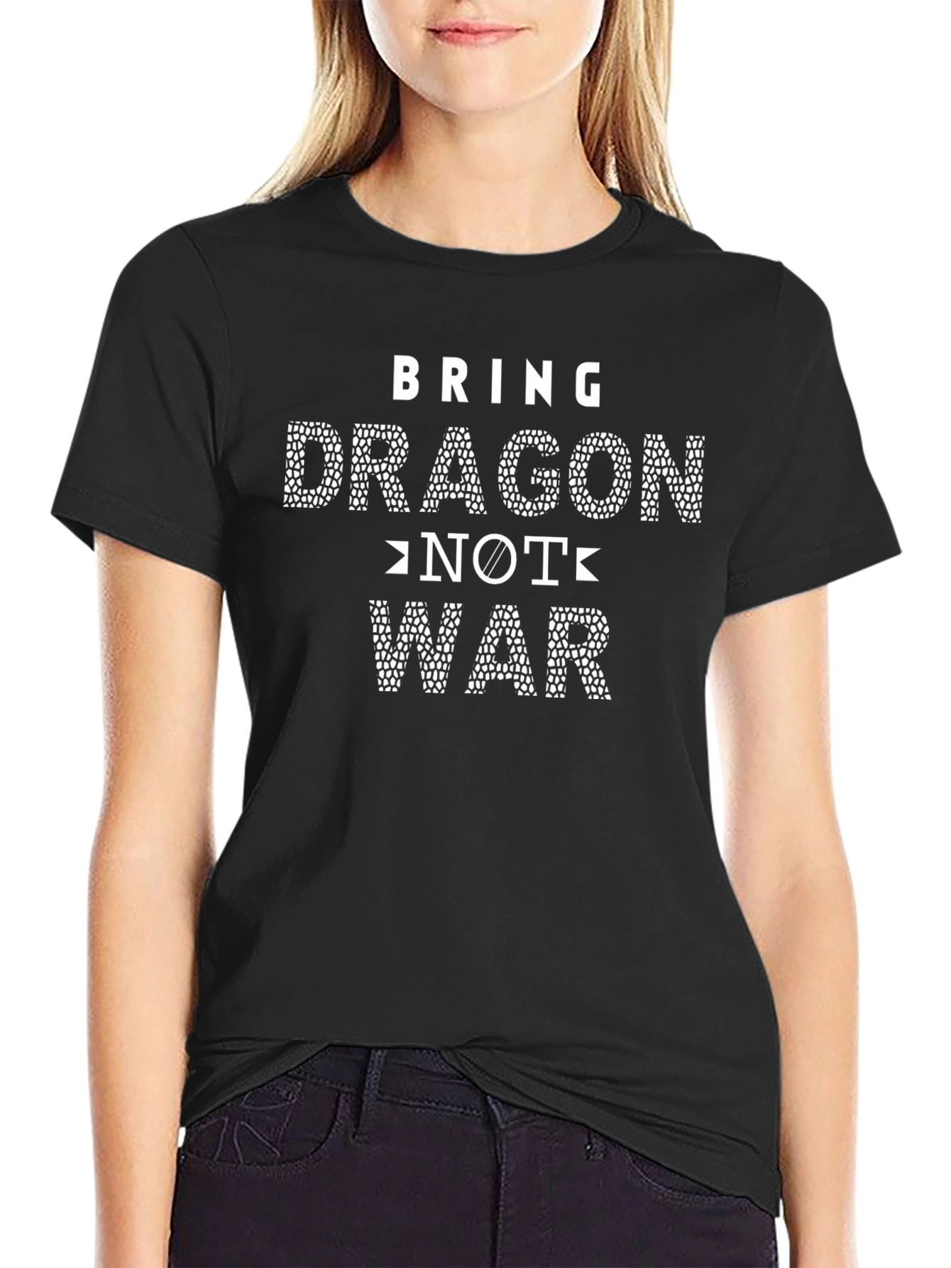 Bring Dragon Not War Graphic Tee