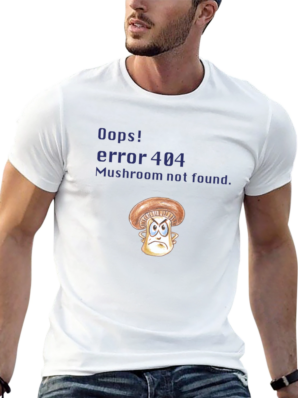 Error 404 Mushroom T-Shirt