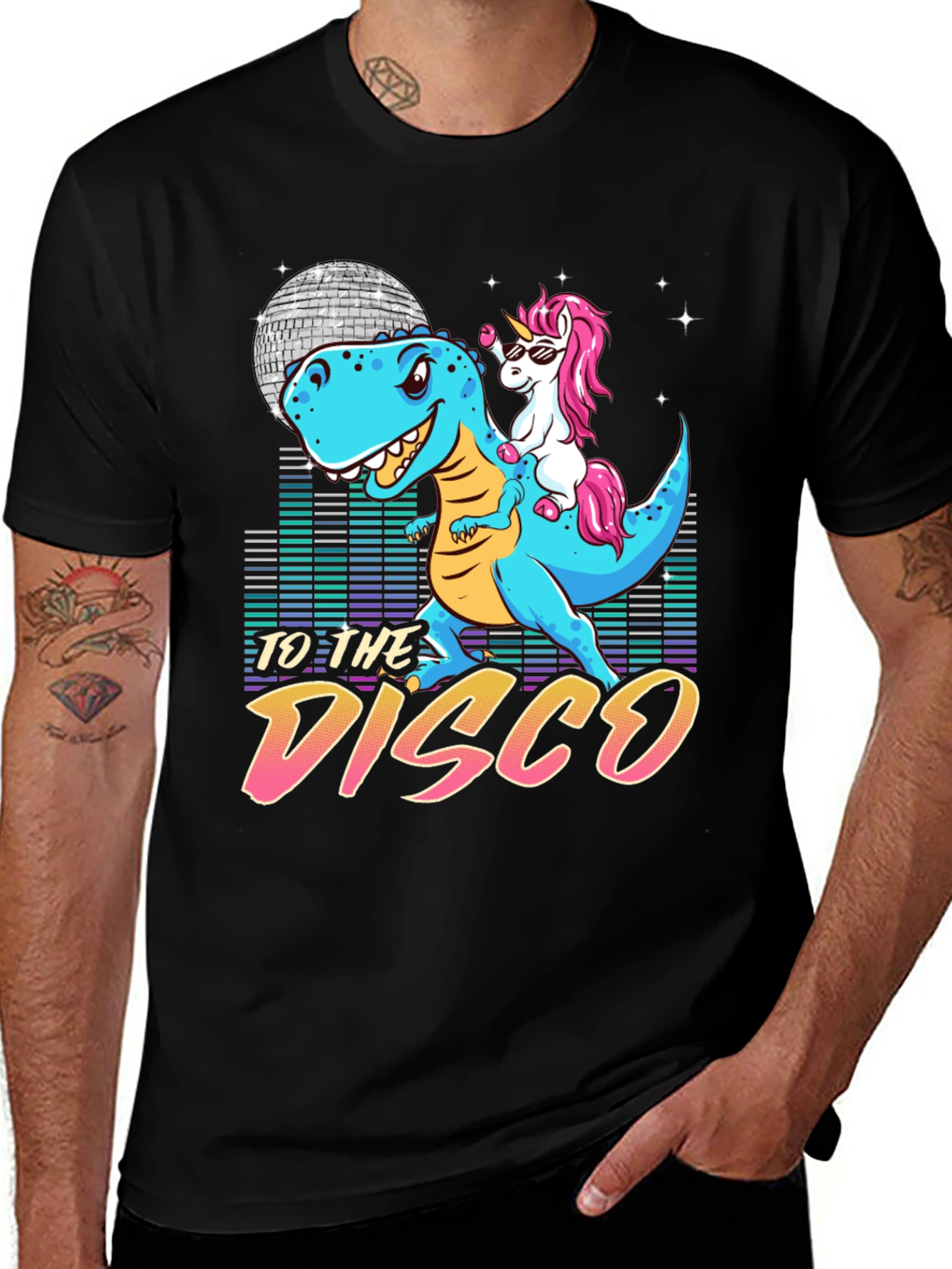 Dino Disco T-Shirt - Unisex