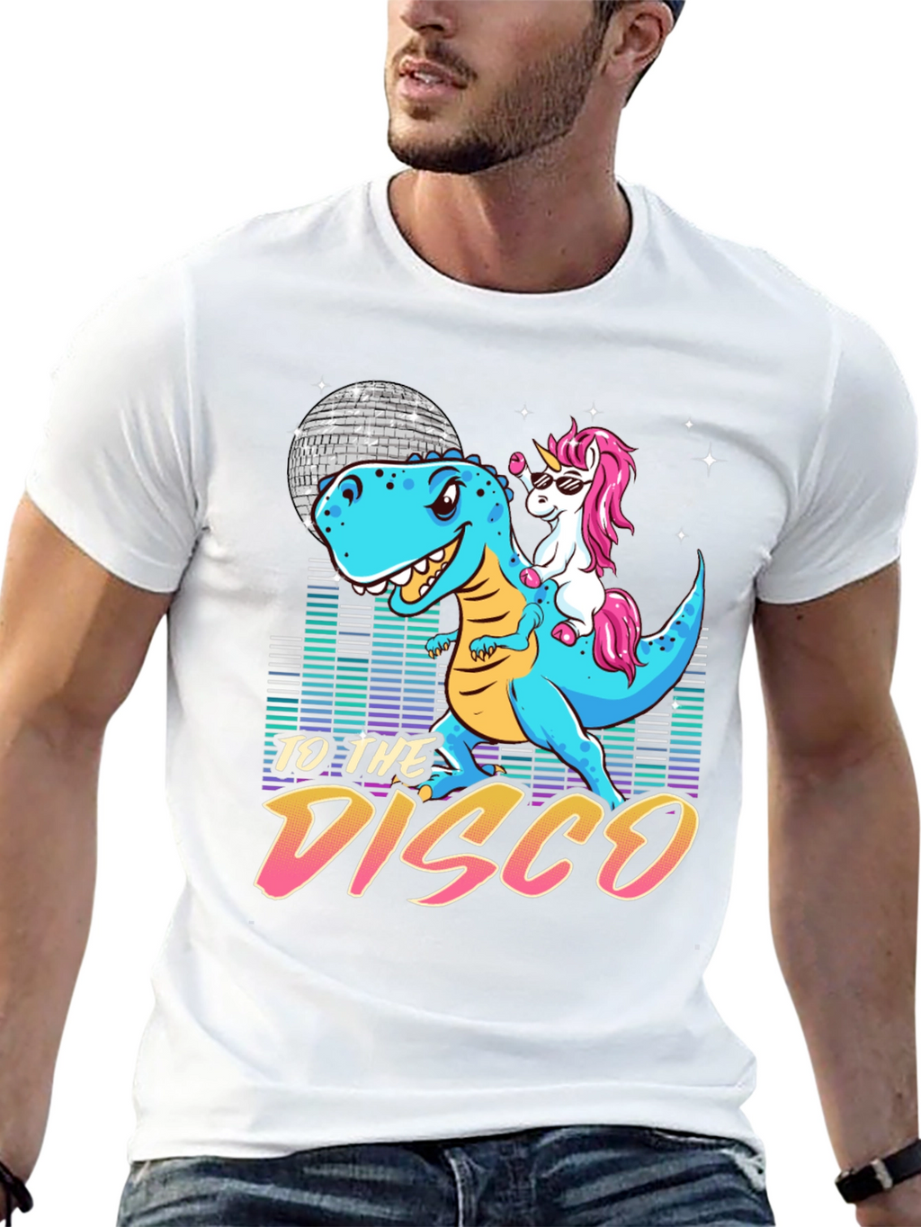 Dino Disco T-Shirt - Unisex