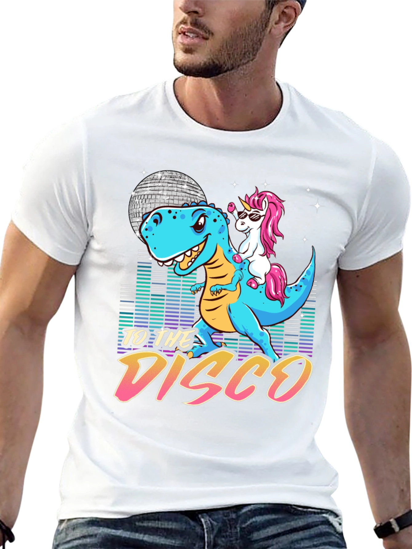 Dino Disco T-Shirt - Unisex