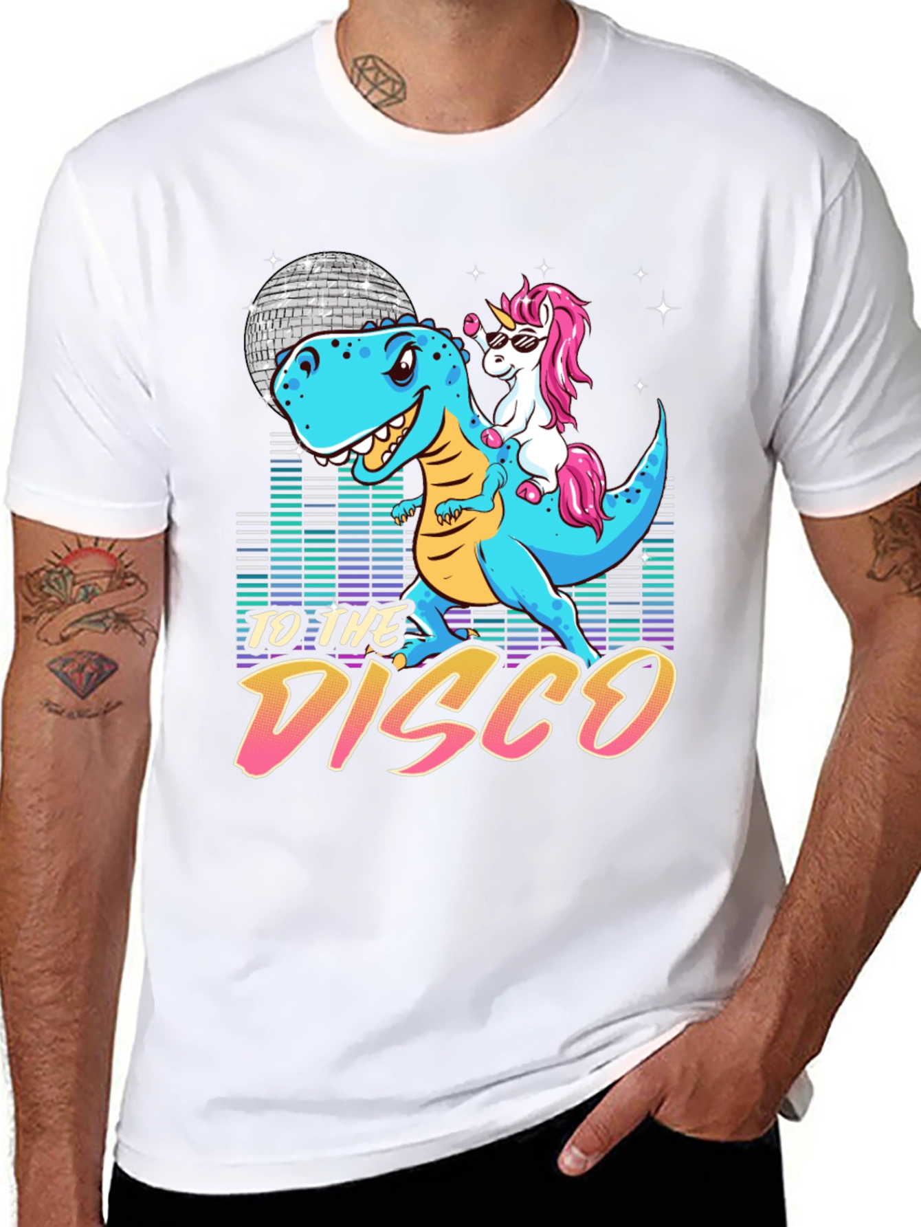 Dino Disco T-Shirt - Unisex