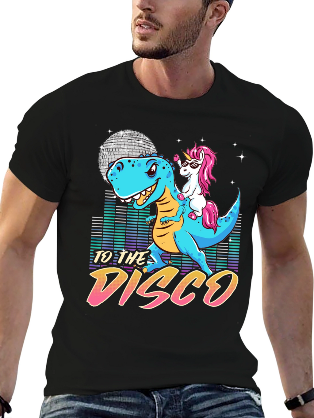 Dino Disco T-Shirt - Unisex