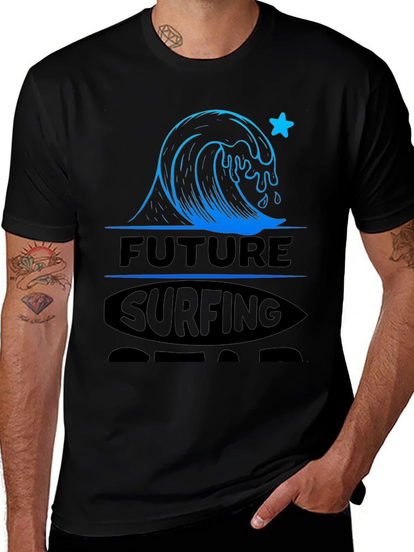 Future Surfing Star T-Shirt - Kids Surf Tee