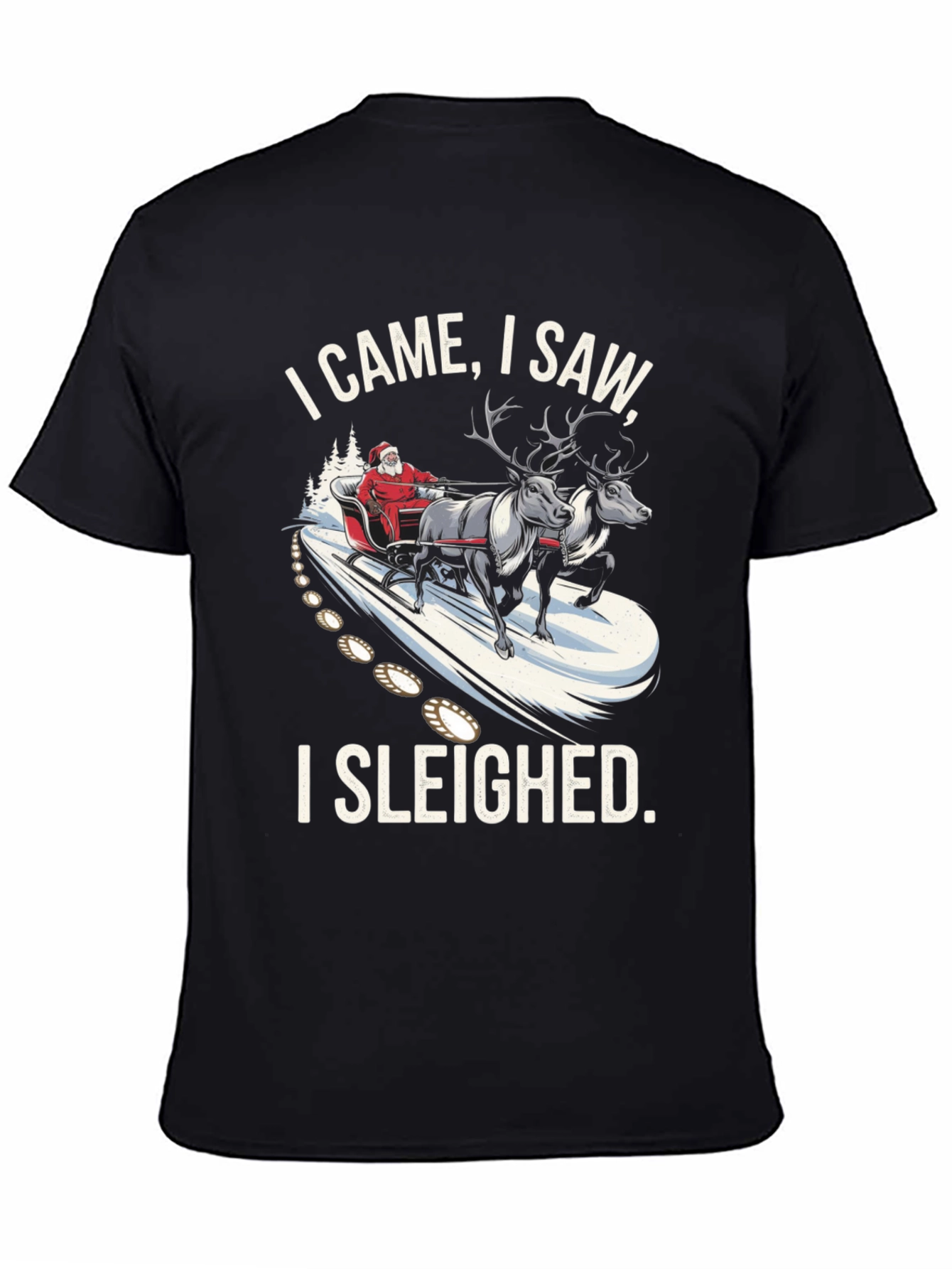 I Came I Saw I Sleighed Christmas T-Shirt