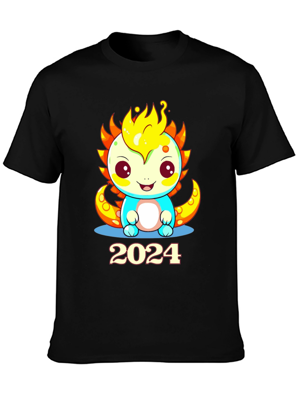 Cute Axolotl 2024 T-Shirt